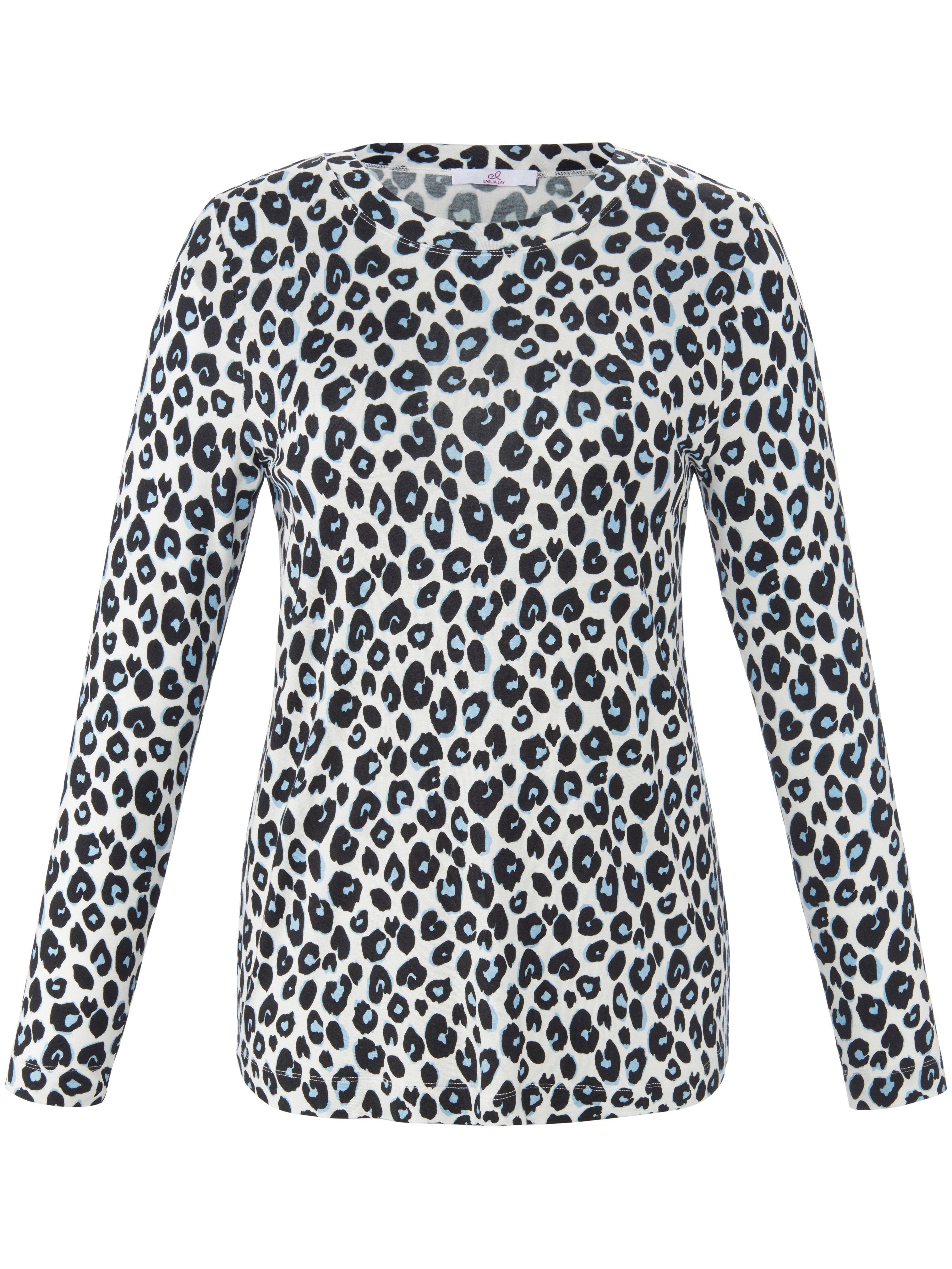 Shirt luipaardprint Van Emilia Lay wit