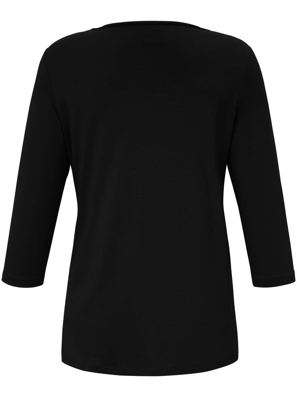 Thumbnail - Rundhals-Shirt 3/4-Arm Anna Aura schwarz