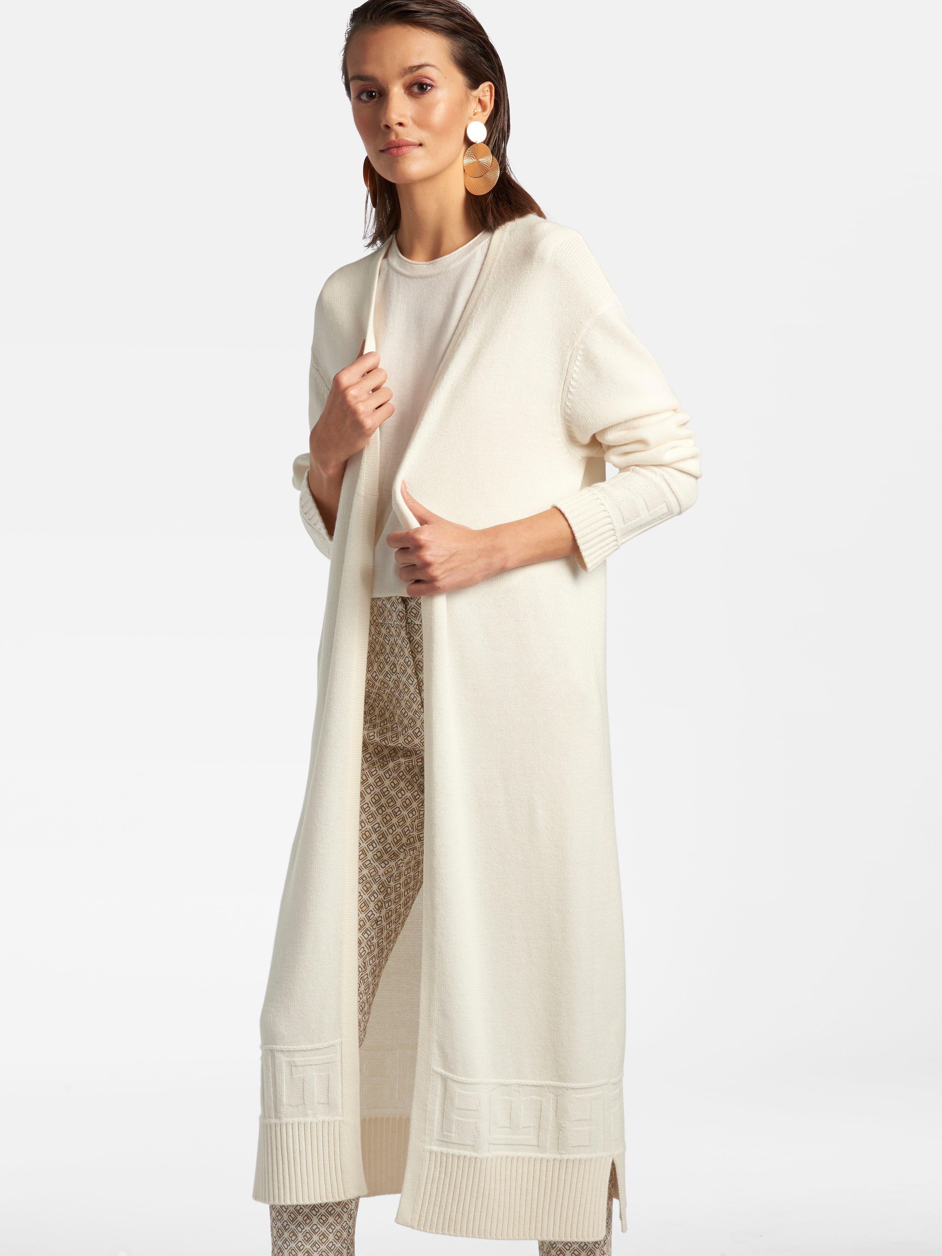 Laura Biagiotti Roma - Strickmantel aus 100% Premium-Kaschmir