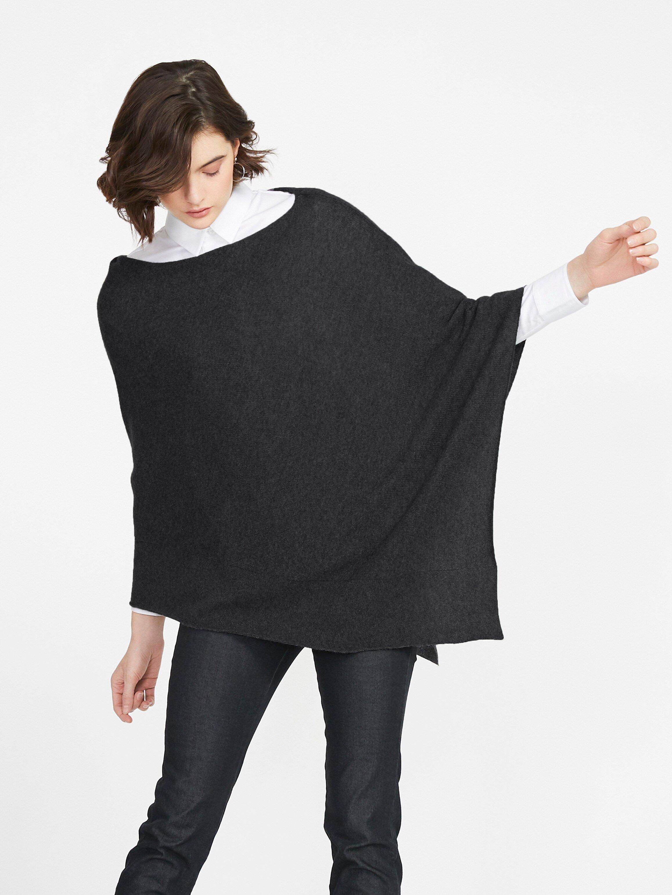 Peter Hahn Cashmere - Poncho aus 100% PREMIUM Kaschmir