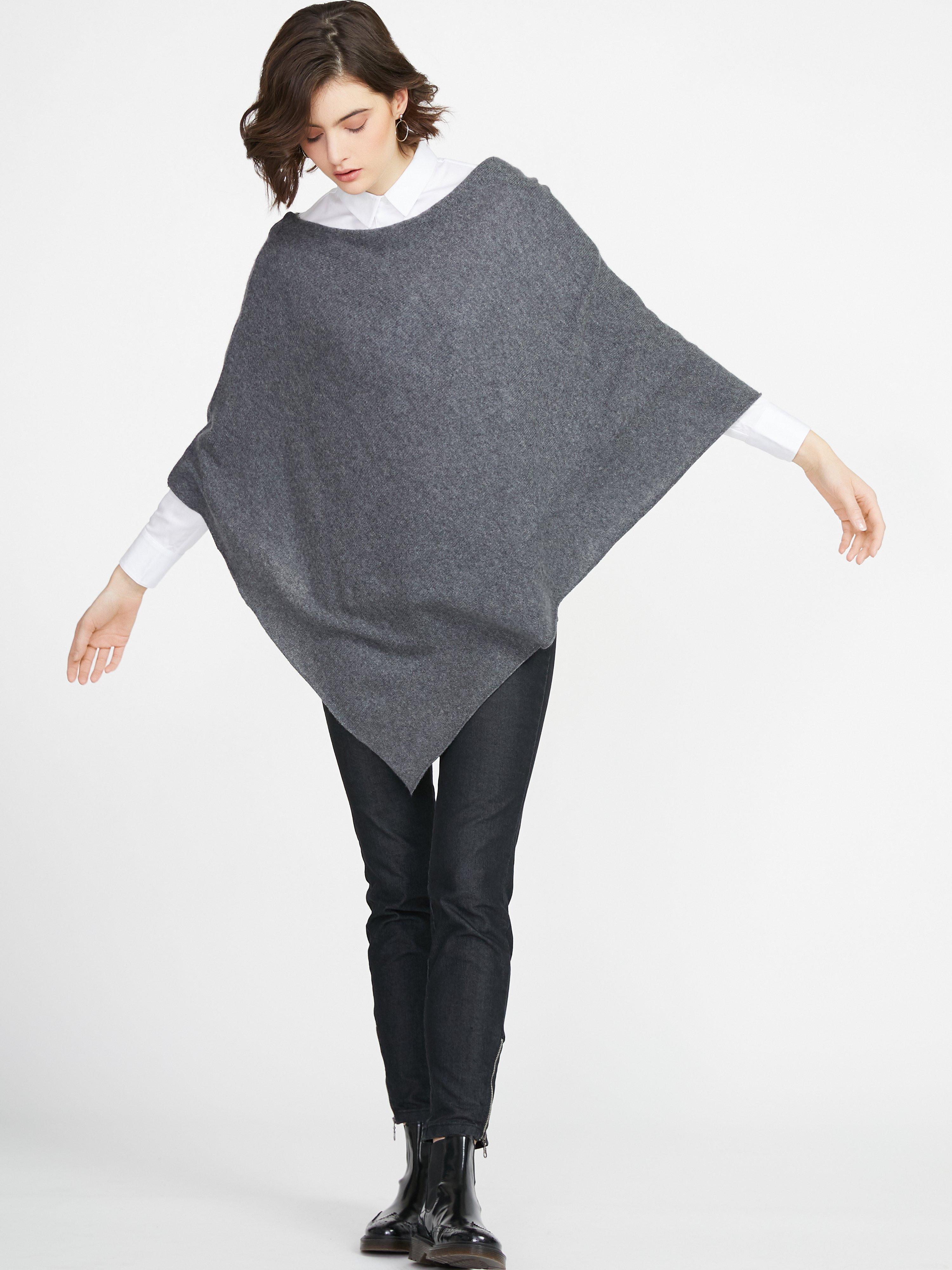 Peter Hahn Cashmere - Poncho van 100% kasjmier, Topkwaliteit