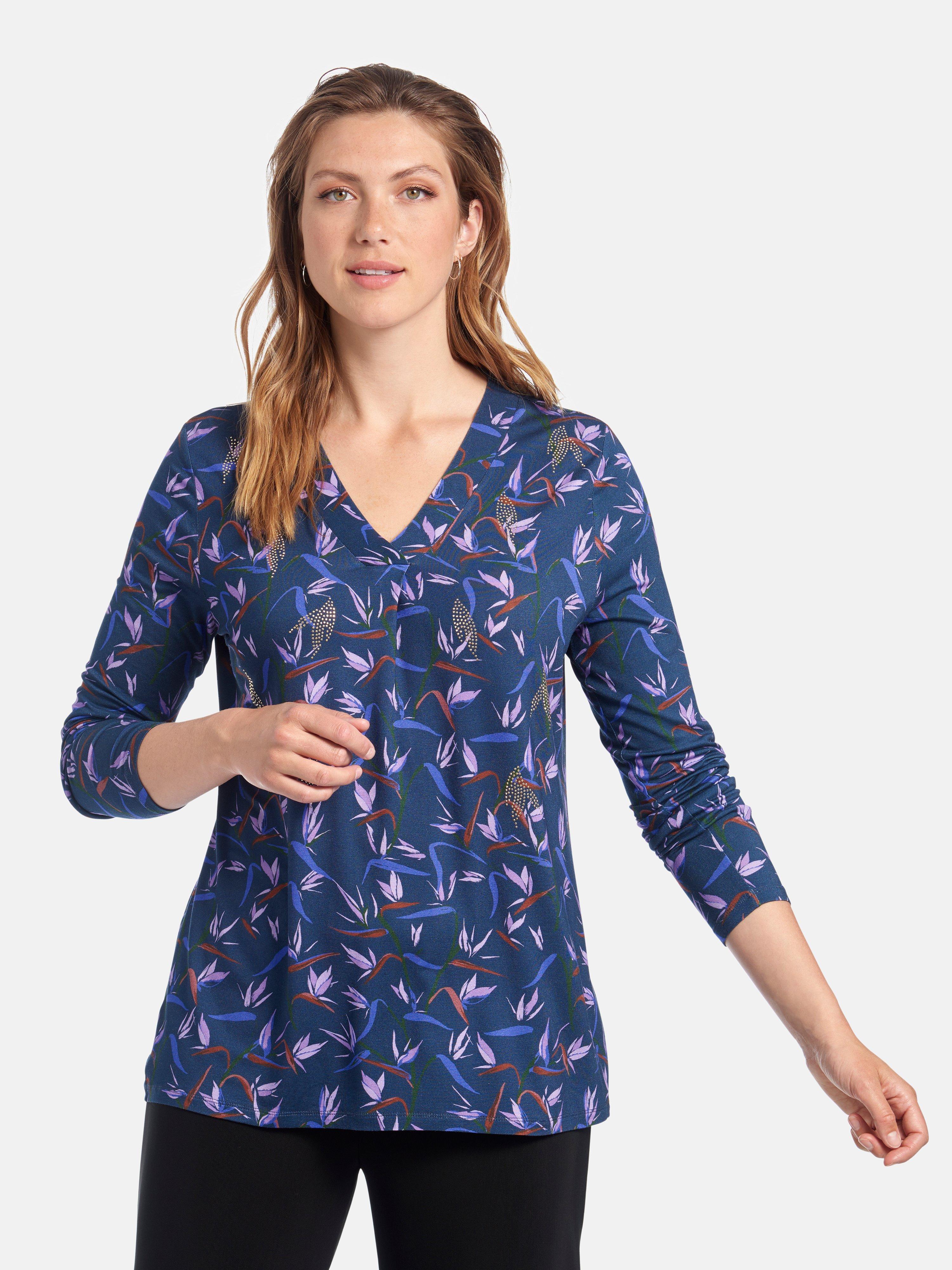 Anna Aura - Shirt met lange mouwen en bloemenprint