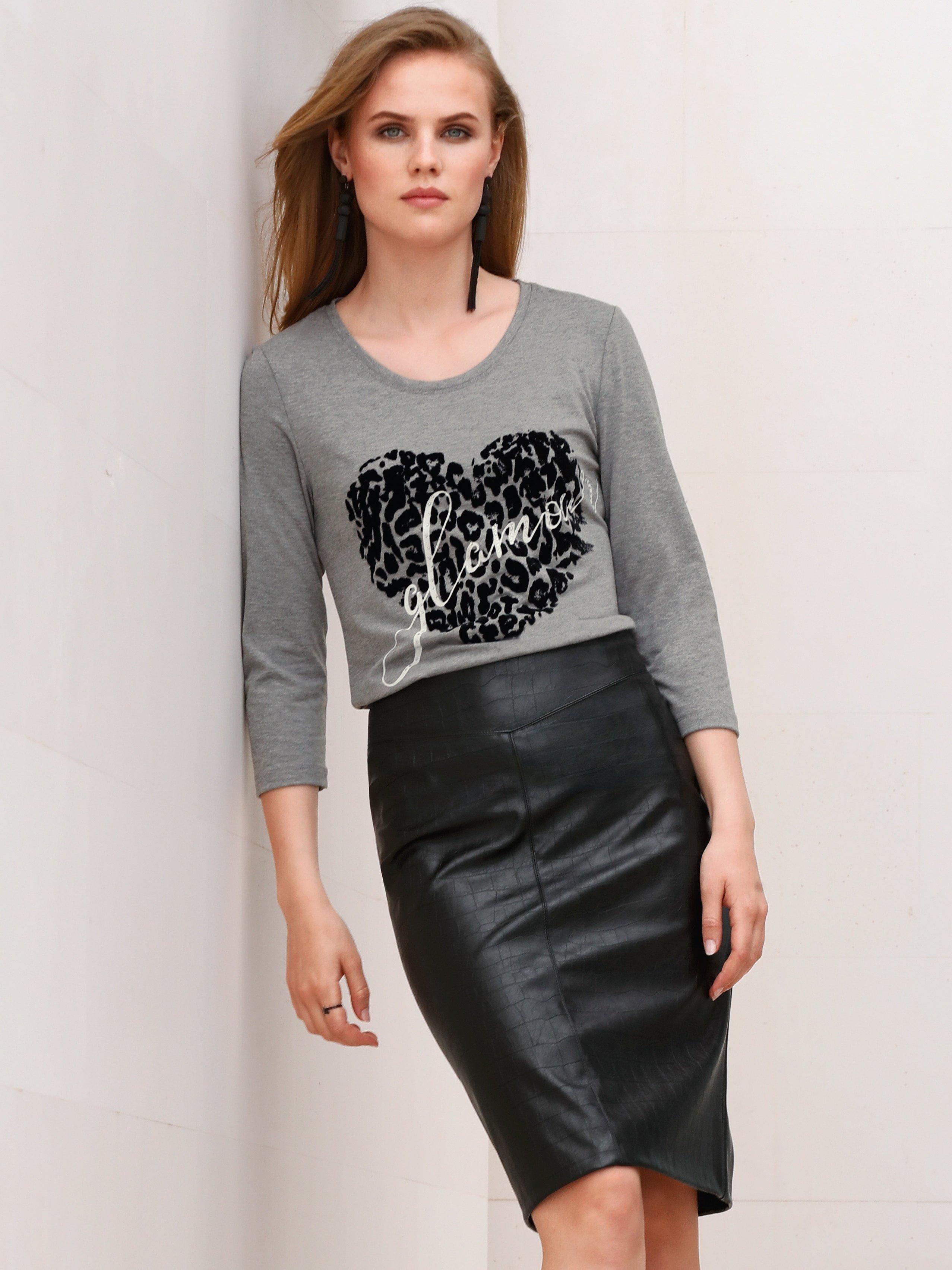 MYBC - Rundhals-Shirt mit 3/4-Arm
