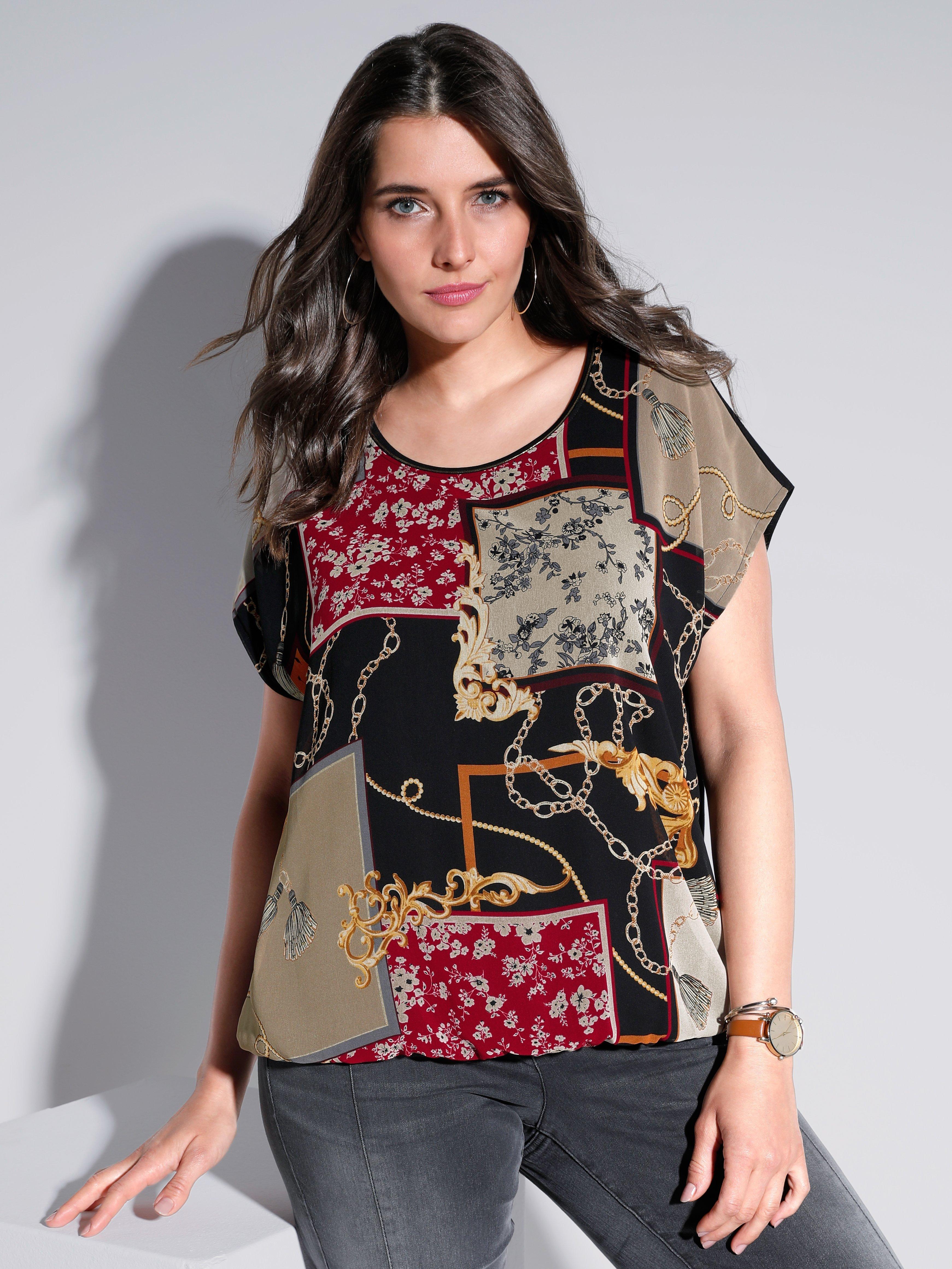 Via Appia Due - Shirt mit überschnittener Schulter