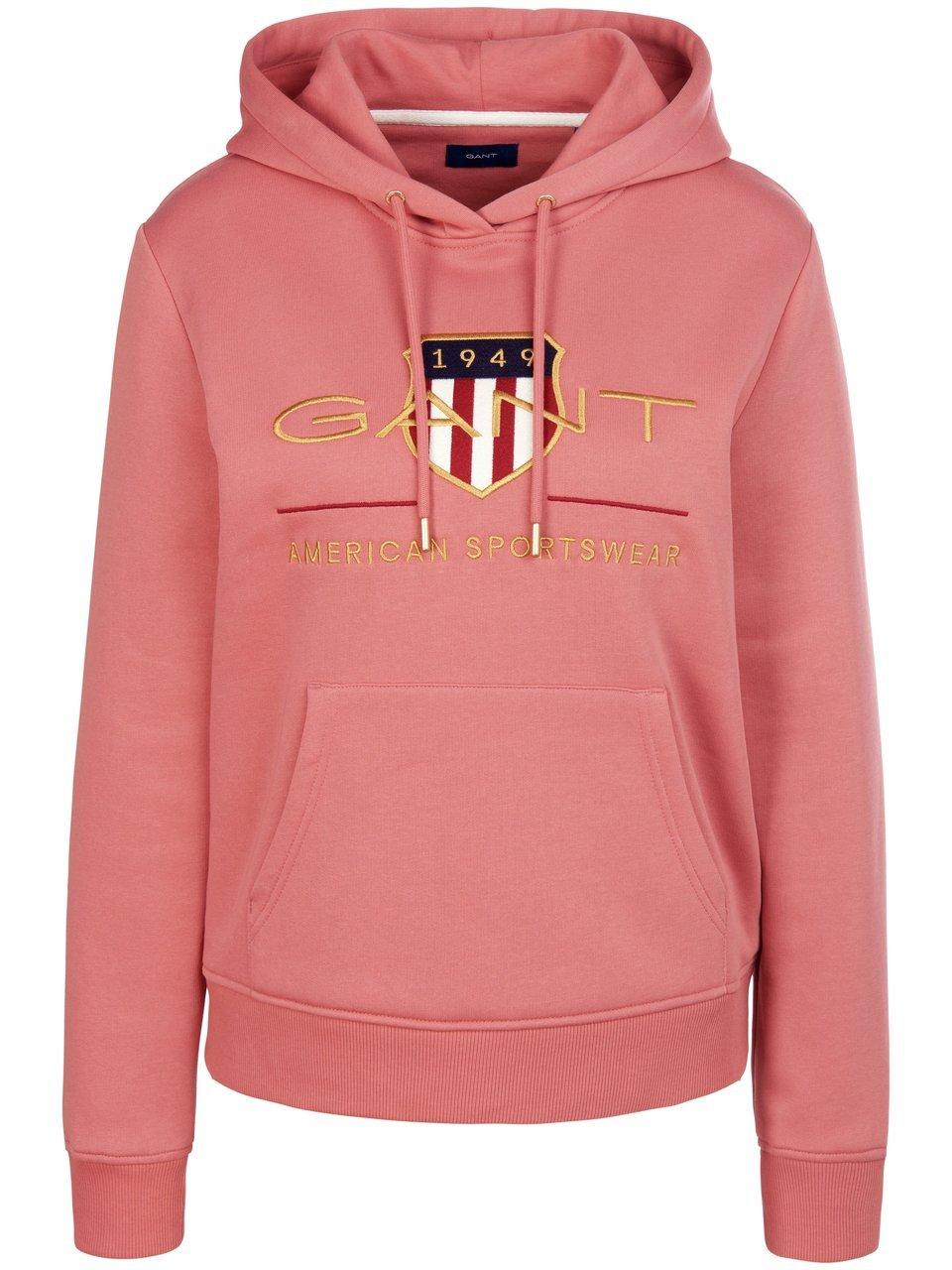 Sweatshirt capuchon en lange mouwen Van GANT roze