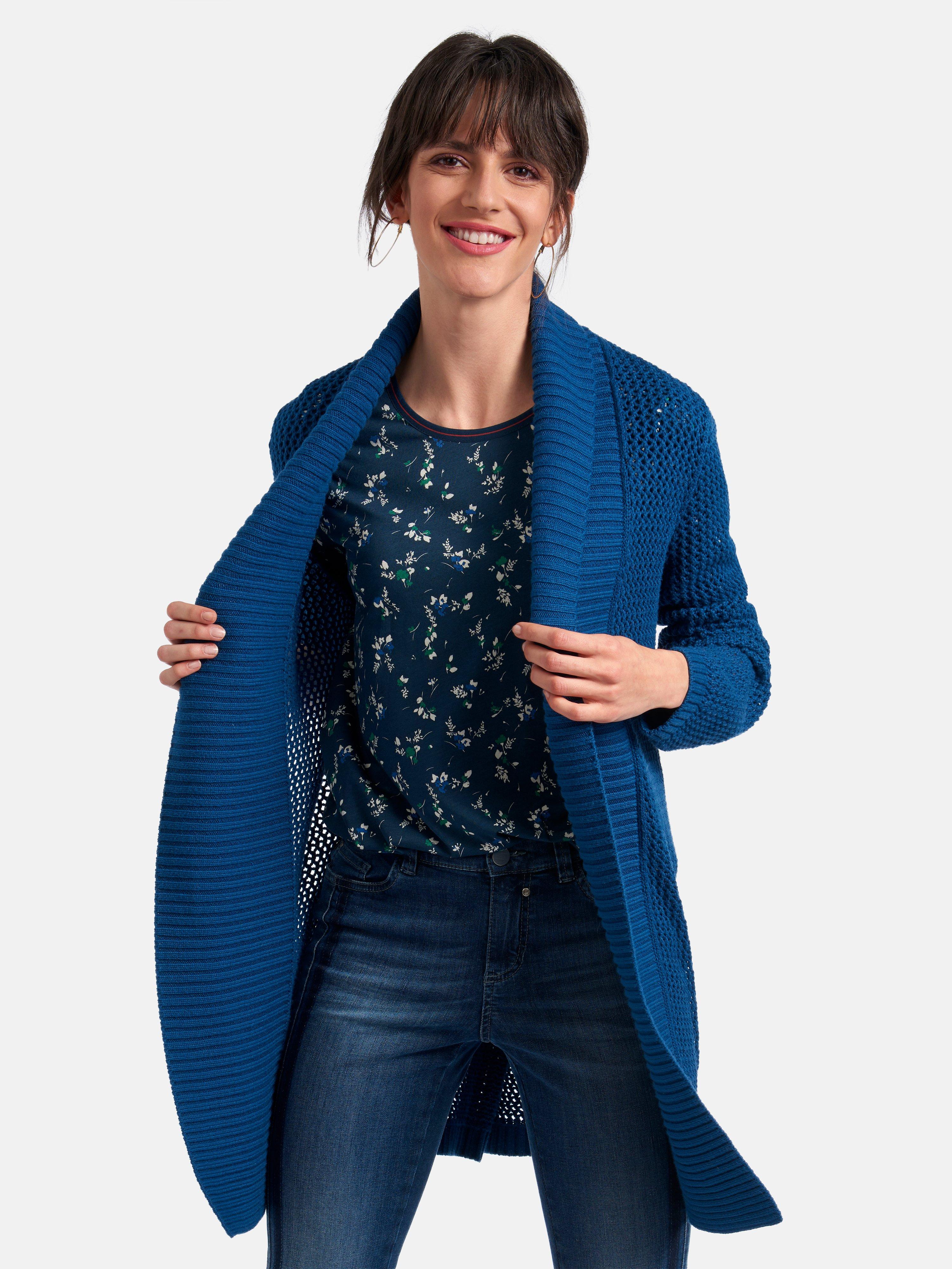MYBC - Long-Strickjacke