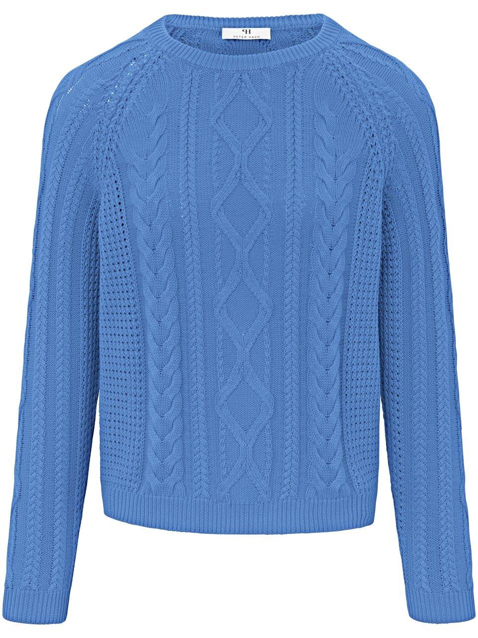 Trui PREMIUM PIMA COTTON 100% katoen Van Peter Hahn blauw