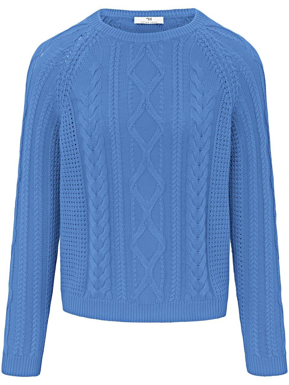 Pullover aus 100% SUPIMA®-Baumwolle Peter Hahn blau günstig online kaufen
