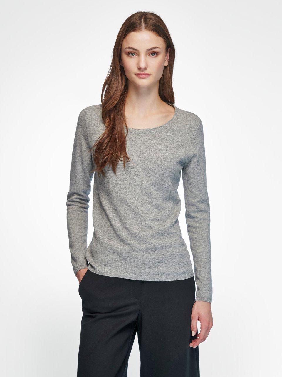 include - Rundhals-Pullover aus Schurwolle und Kaschmir