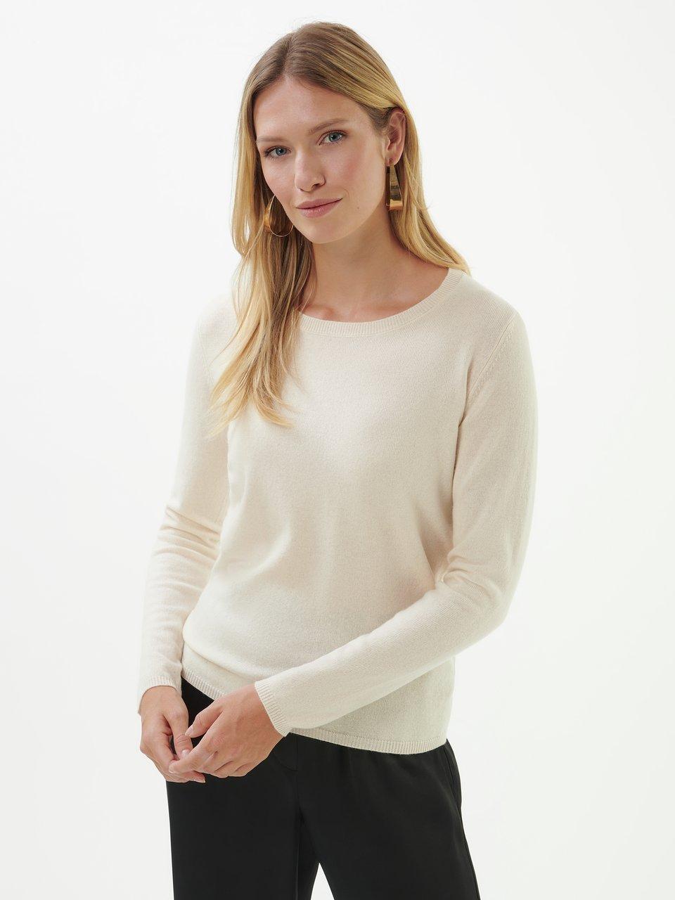 include - Rundhals-Pullover aus Schurwolle und Kaschmir