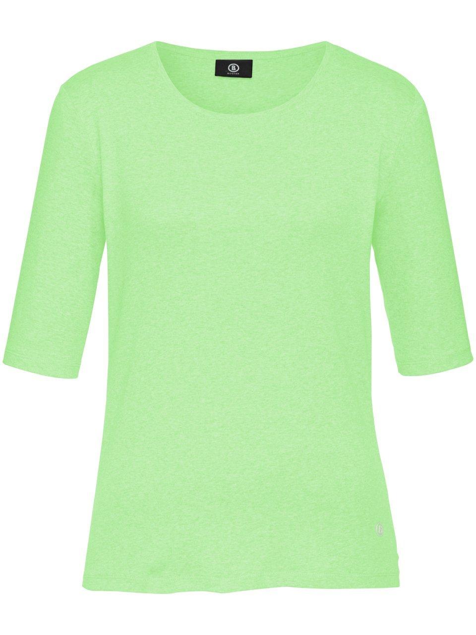 Shirt ronde hals model Velvet Van Bogner groen