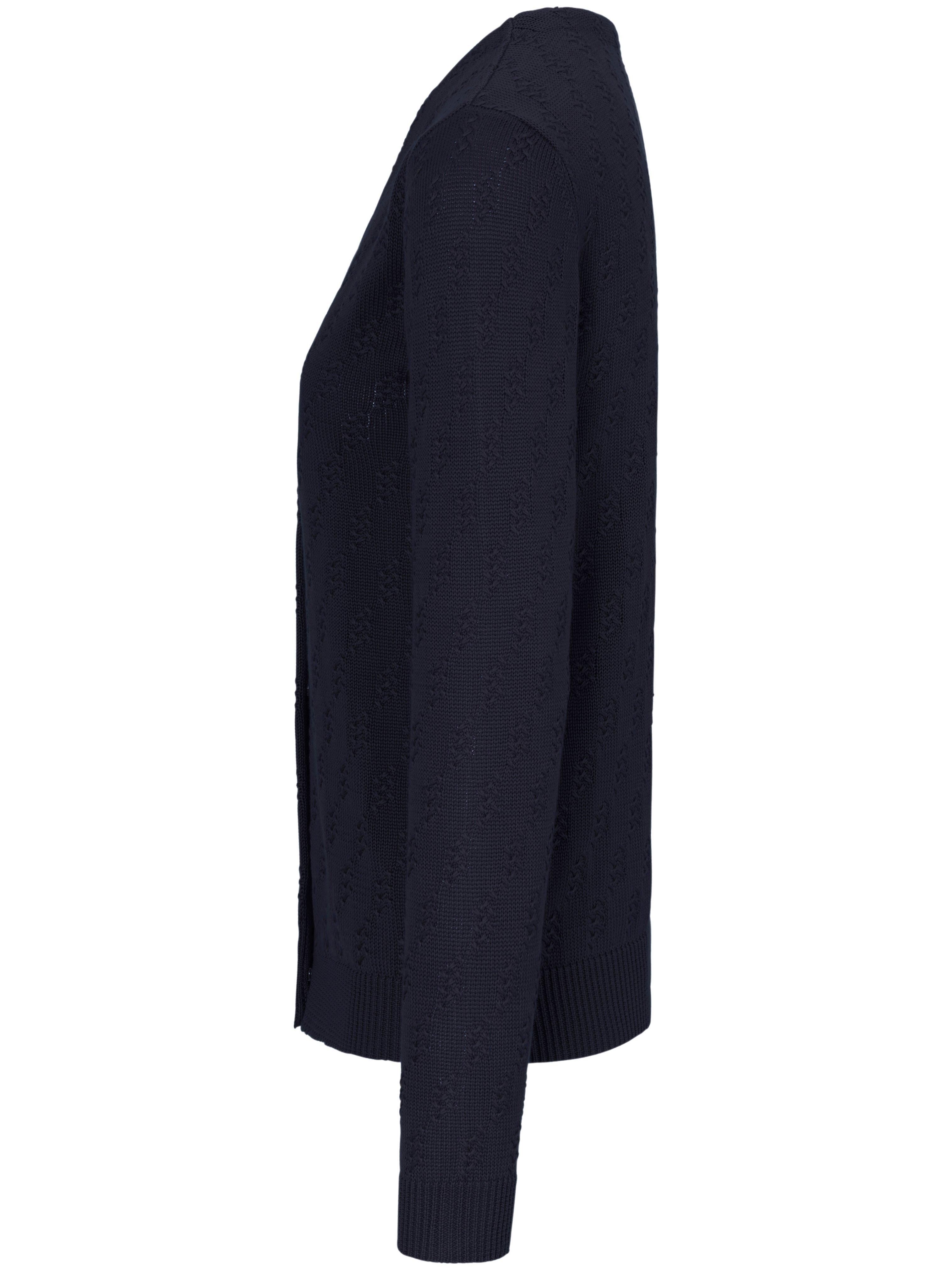 Thumbnail - Strickjacke aus 100% SUPIMA®-Baumwolle Peter Hahn blau