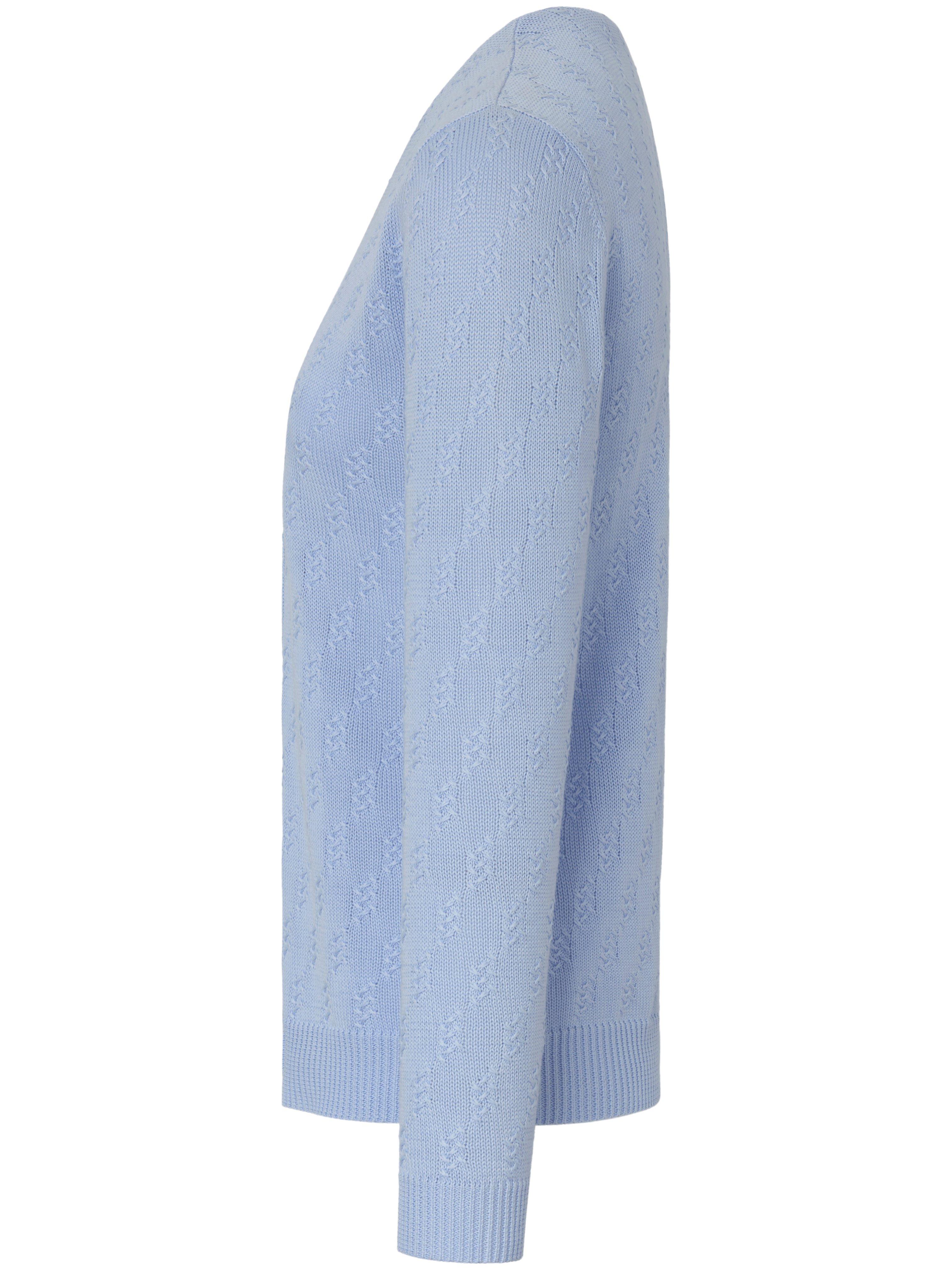 Thumbnail - Strickjacke aus 100% SUPIMA®-Baumwolle Peter Hahn blau