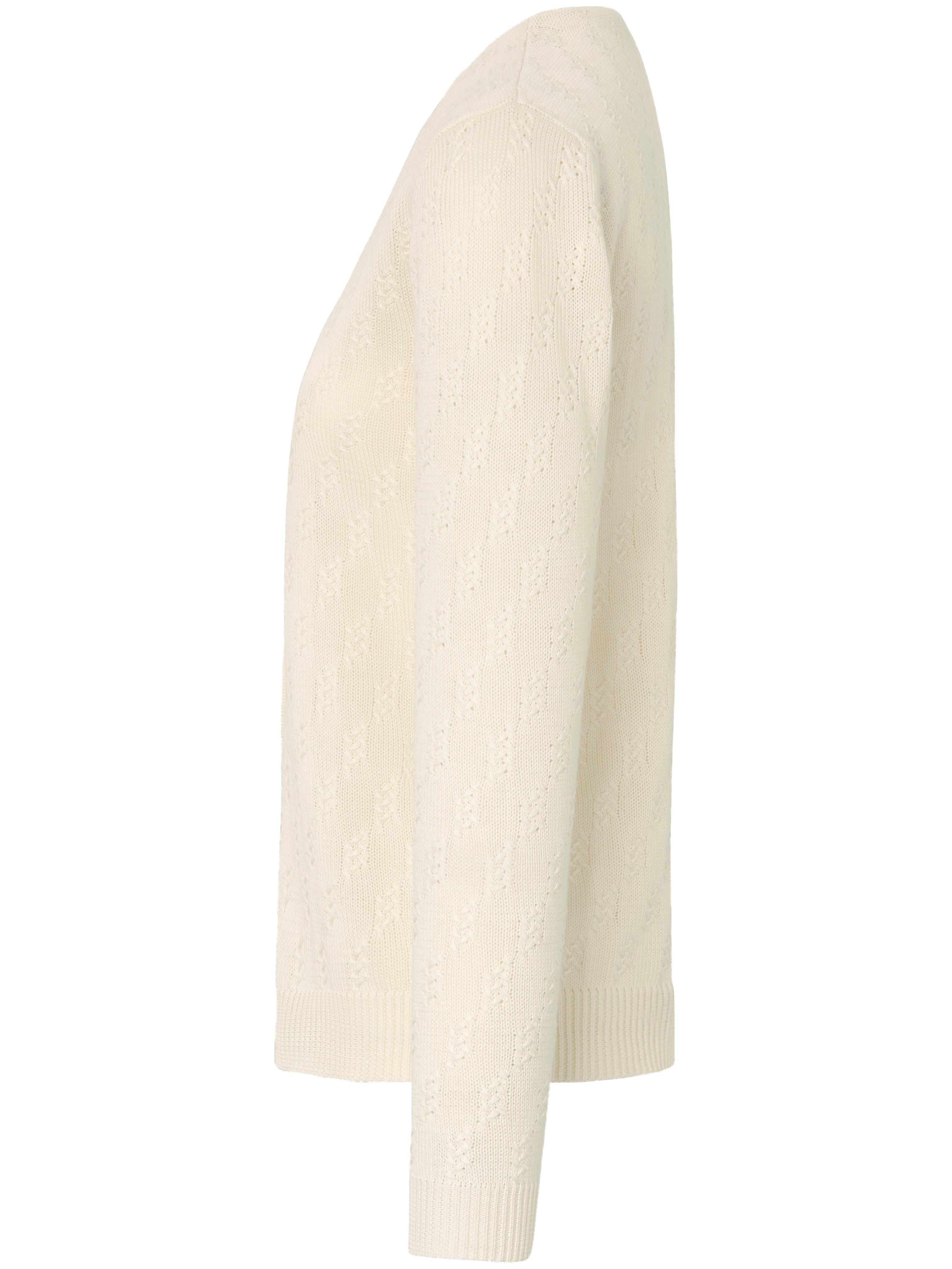 Thumbnail - Strickjacke aus 100% SUPIMA®-Baumwolle Peter Hahn weiss
