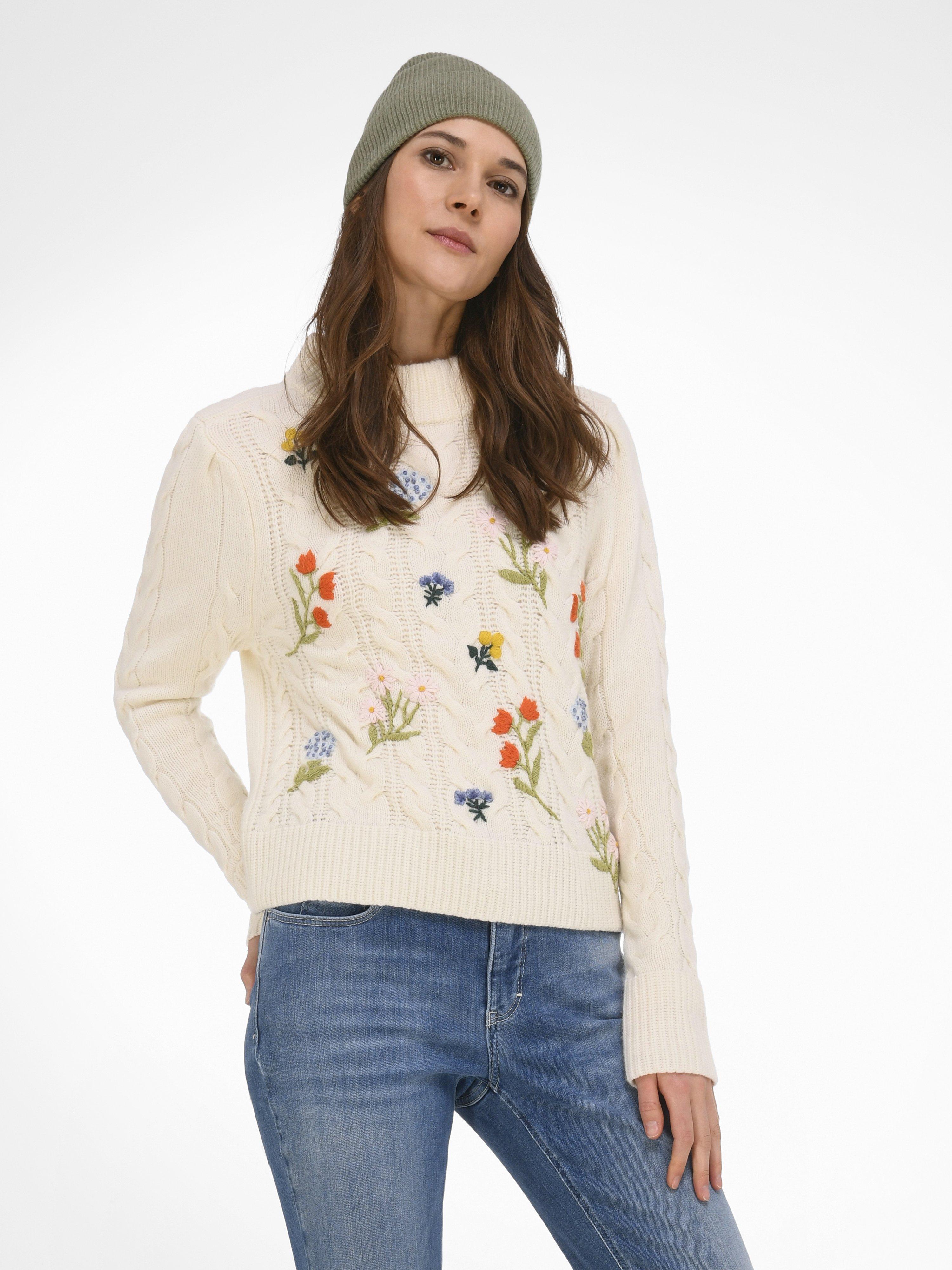 Candygarden - Strikbluse med lange ærmer