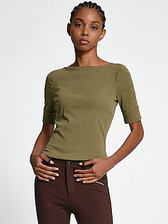 Damen Bekleidung Oberteile T-Shirts Peter Hahn Synthetik Shirt 1/2 arm in Grau 