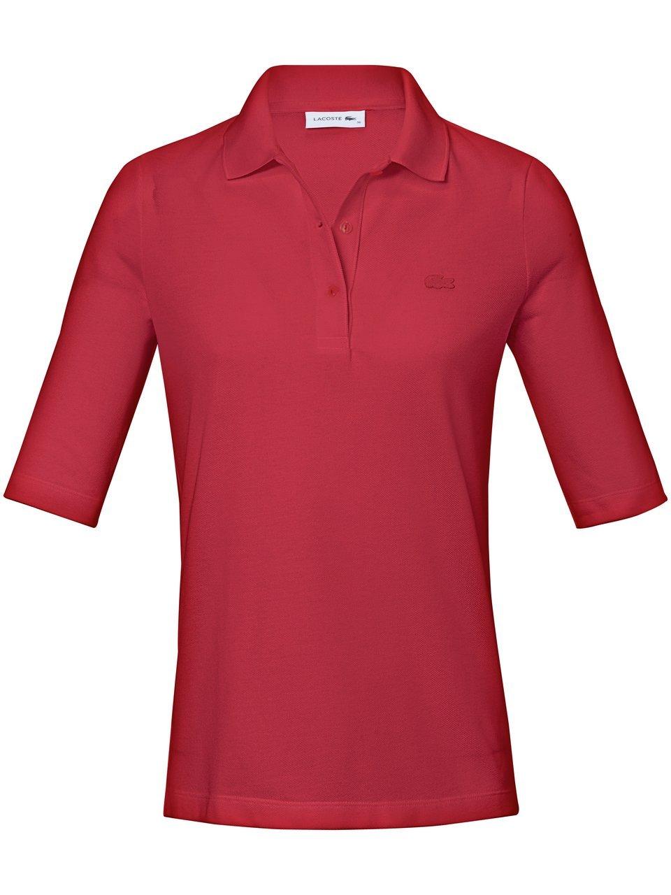 Poloshirt 100% katoen Van Lacoste rood