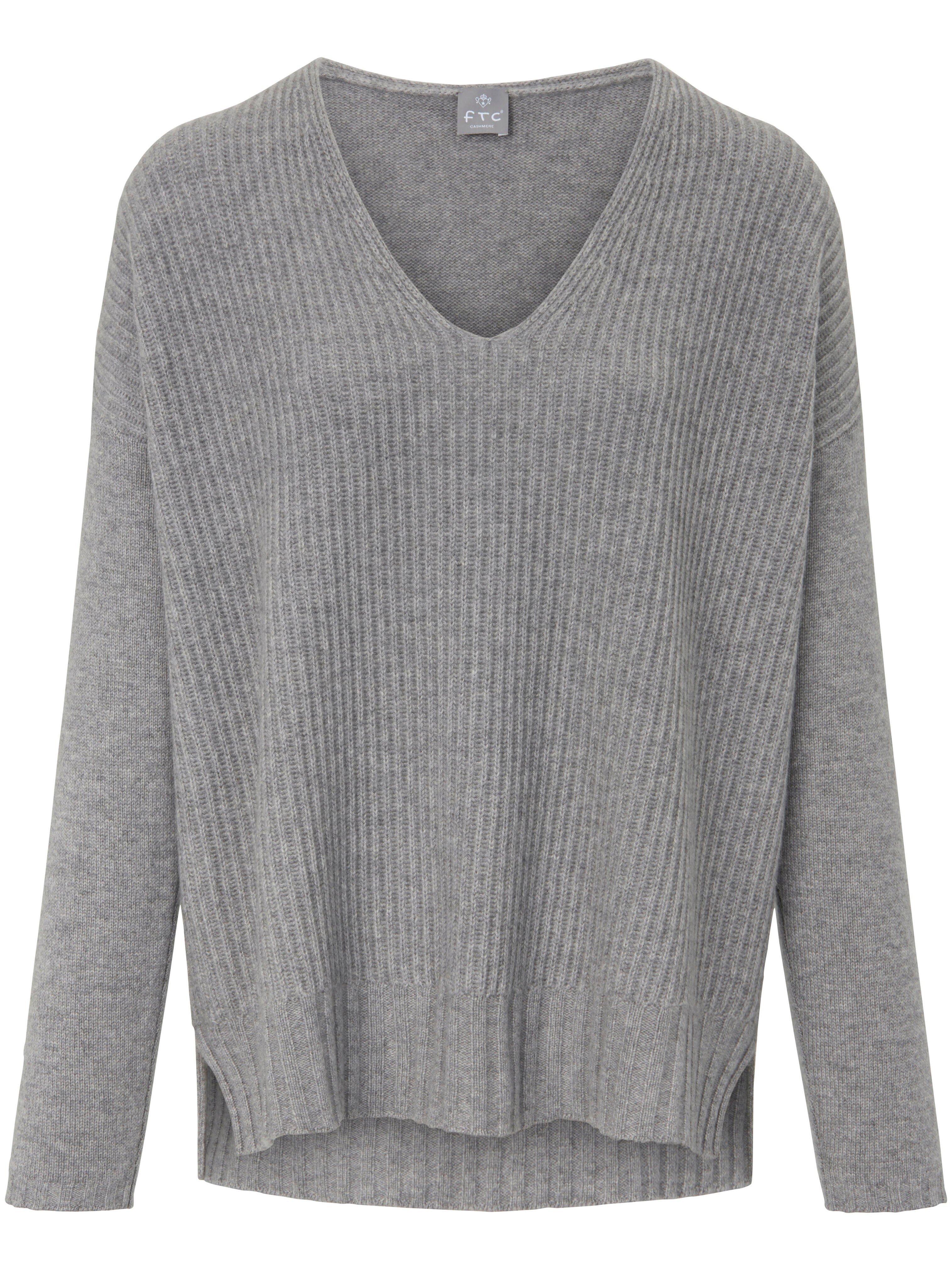 FTC Cashmere - Trui met V-hals van 100% kasjmier