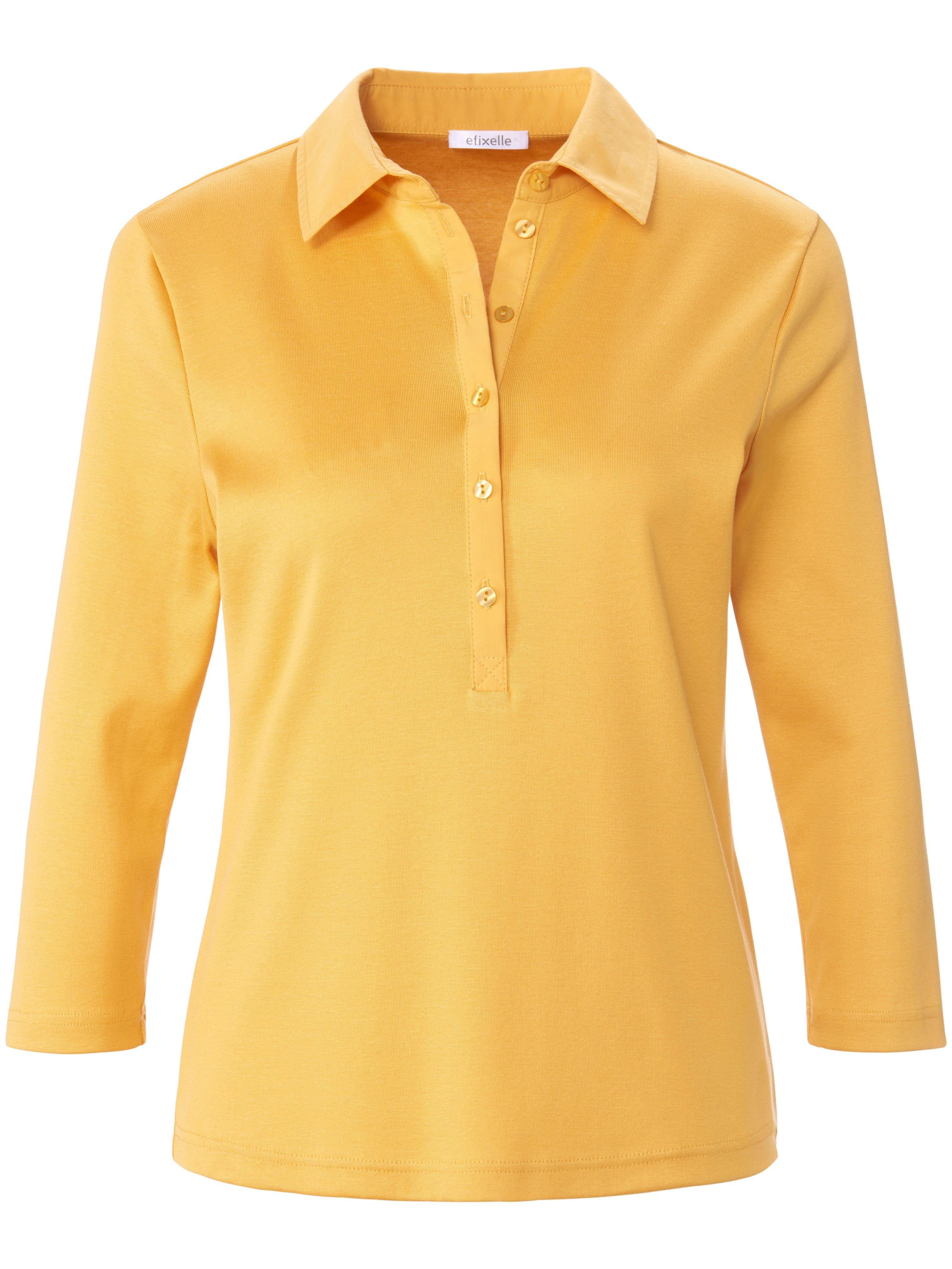 Polo-Shirt 3/4-Arm Efixelle gelb