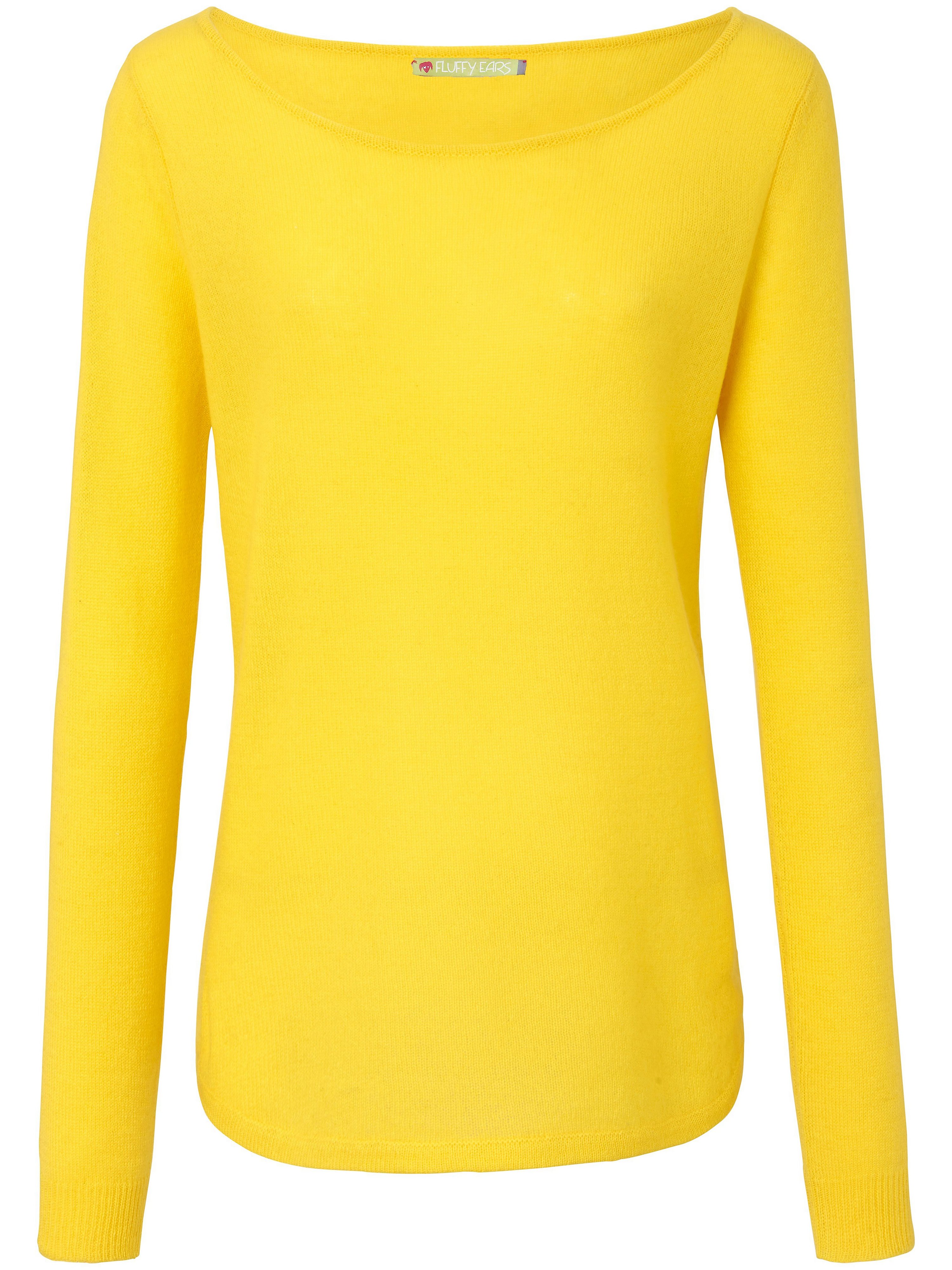 Le pull 100% cachemire  FLUFFY EARS jaune taille 50