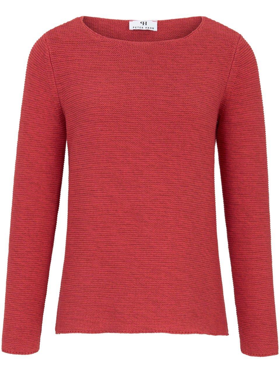 Rundhals-Pullover Peter Hahn rot günstig online kaufen