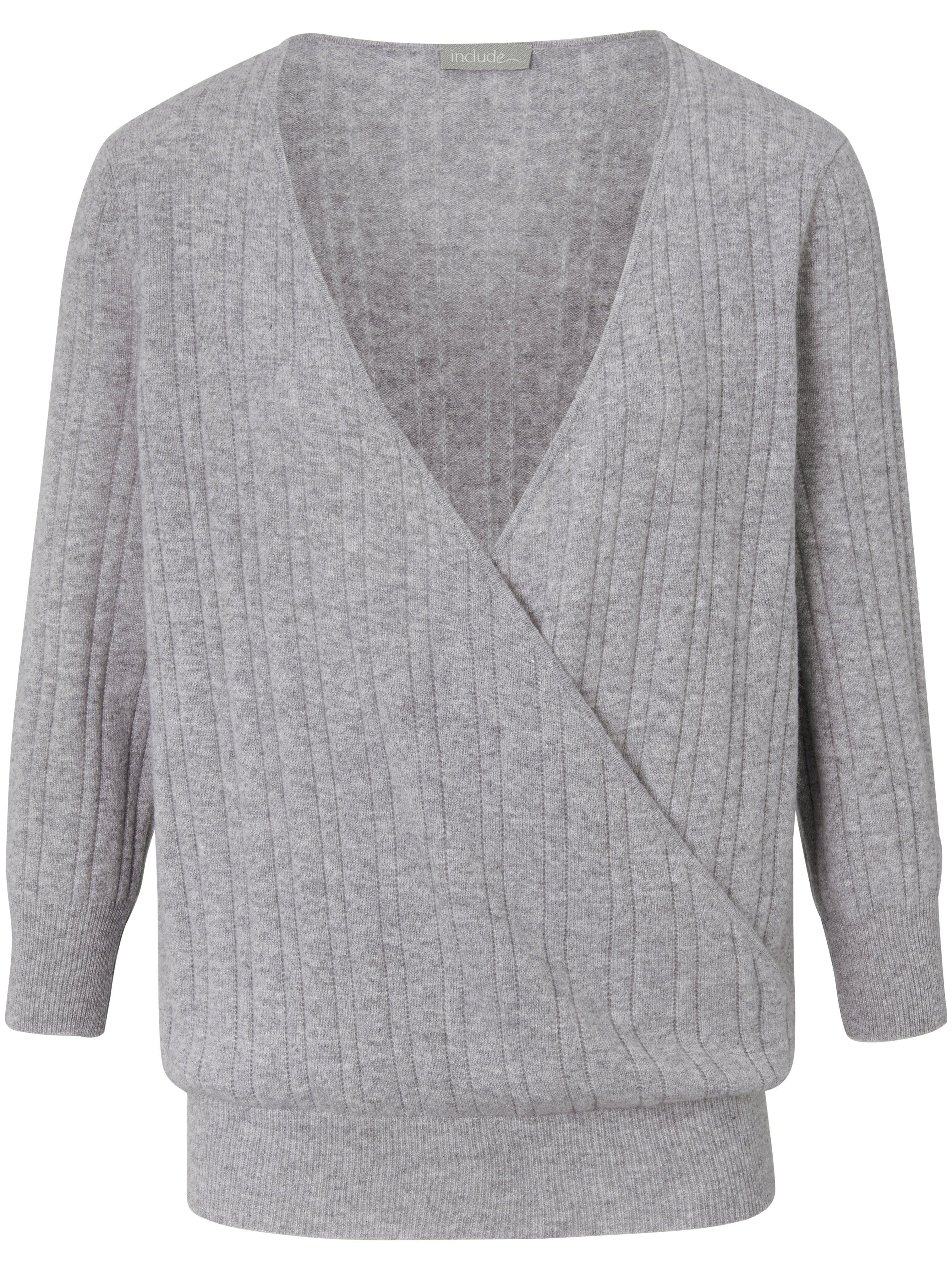 include - Trui van 100% kasjmier, Topkwaliteit met 3/4-mouwe
