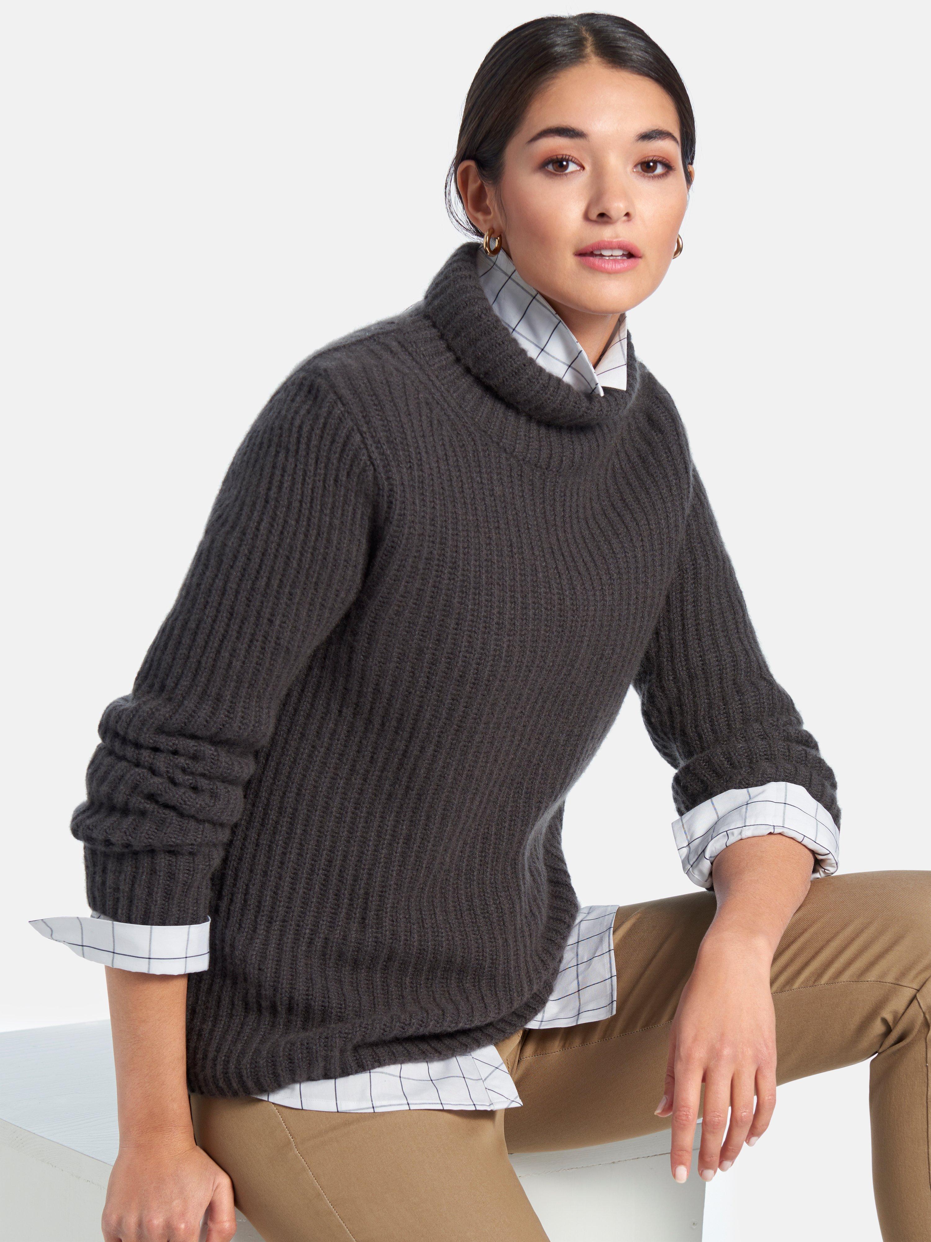 (THE MERCER) N.Y. - Pullover mit Stehbundkragen