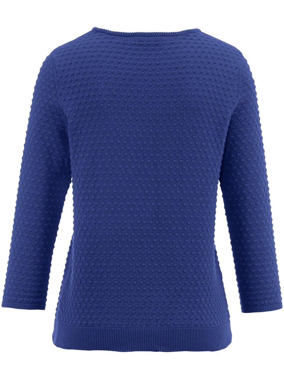 Thumbnail - Rundhals-Pullover aus 100% SUPIMA®-Baumwolle Peter Hahn blau