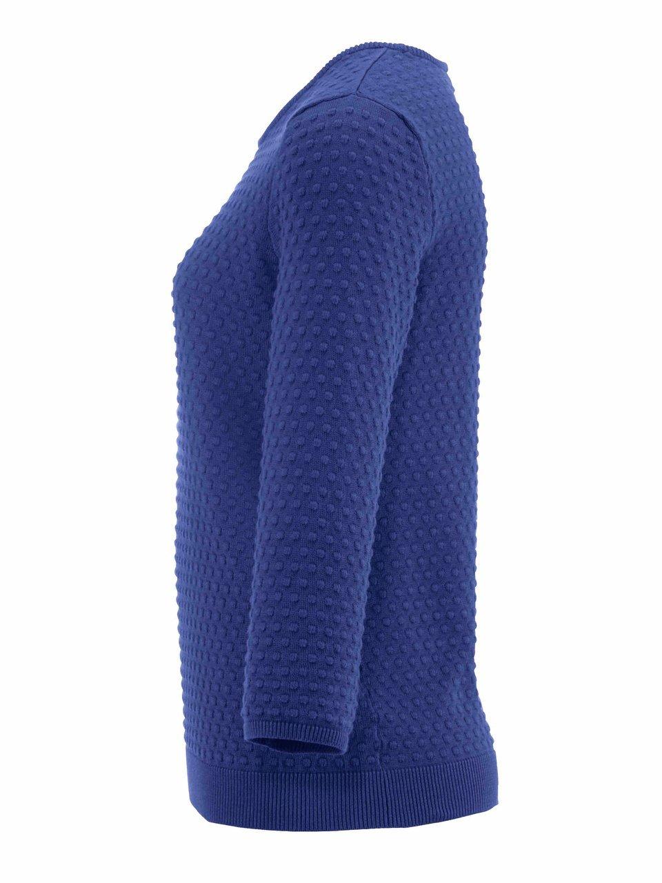 Thumbnail - Rundhals-Pullover aus 100% SUPIMA®-Baumwolle Peter Hahn blau