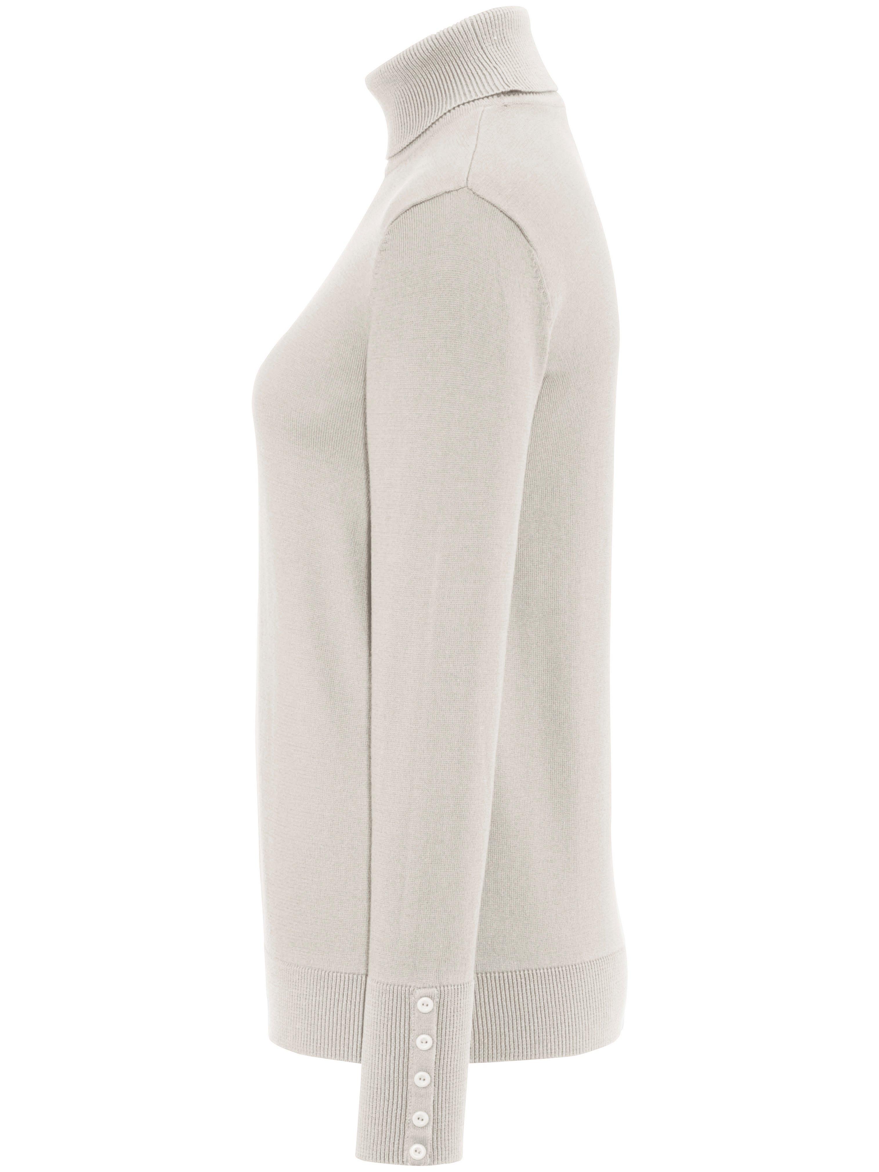 Thumbnail - Rollkragen-Pullover aus 100% SUPIMA®-Baumwolle Peter Hahn grau