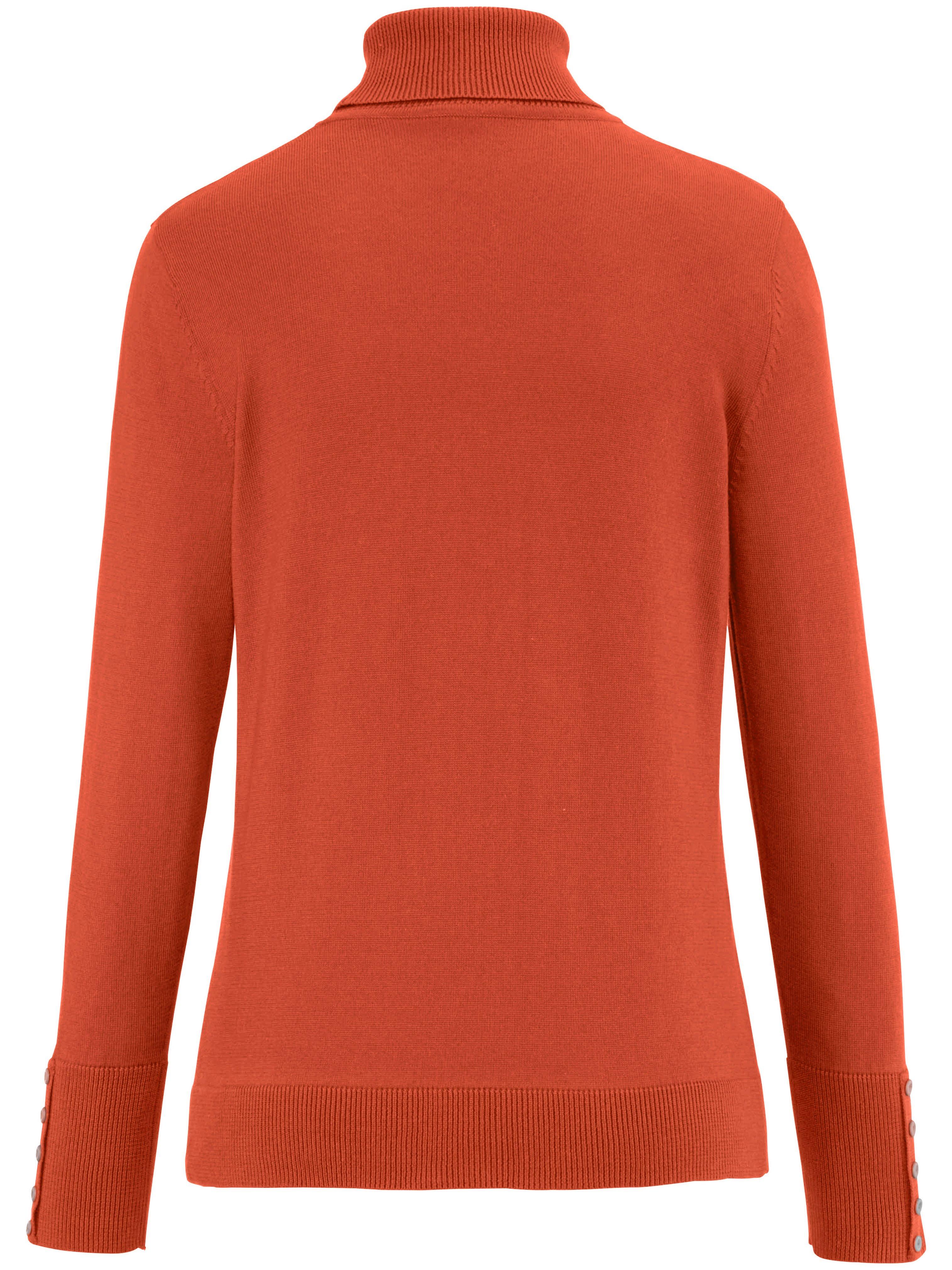 Thumbnail - Rollkragen-Pullover aus 100% SUPIMA®-Baumwolle Peter Hahn orange
