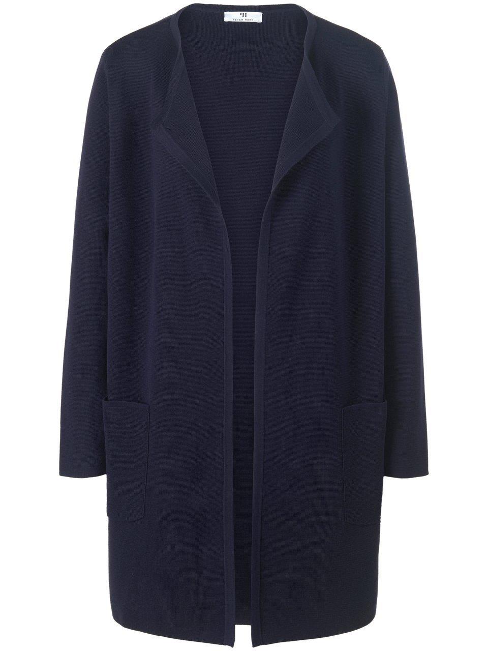 Long-Strickjacke aus 100% SUPIMA®-­Baumwolle Peter Hahn blau günstig online kaufen