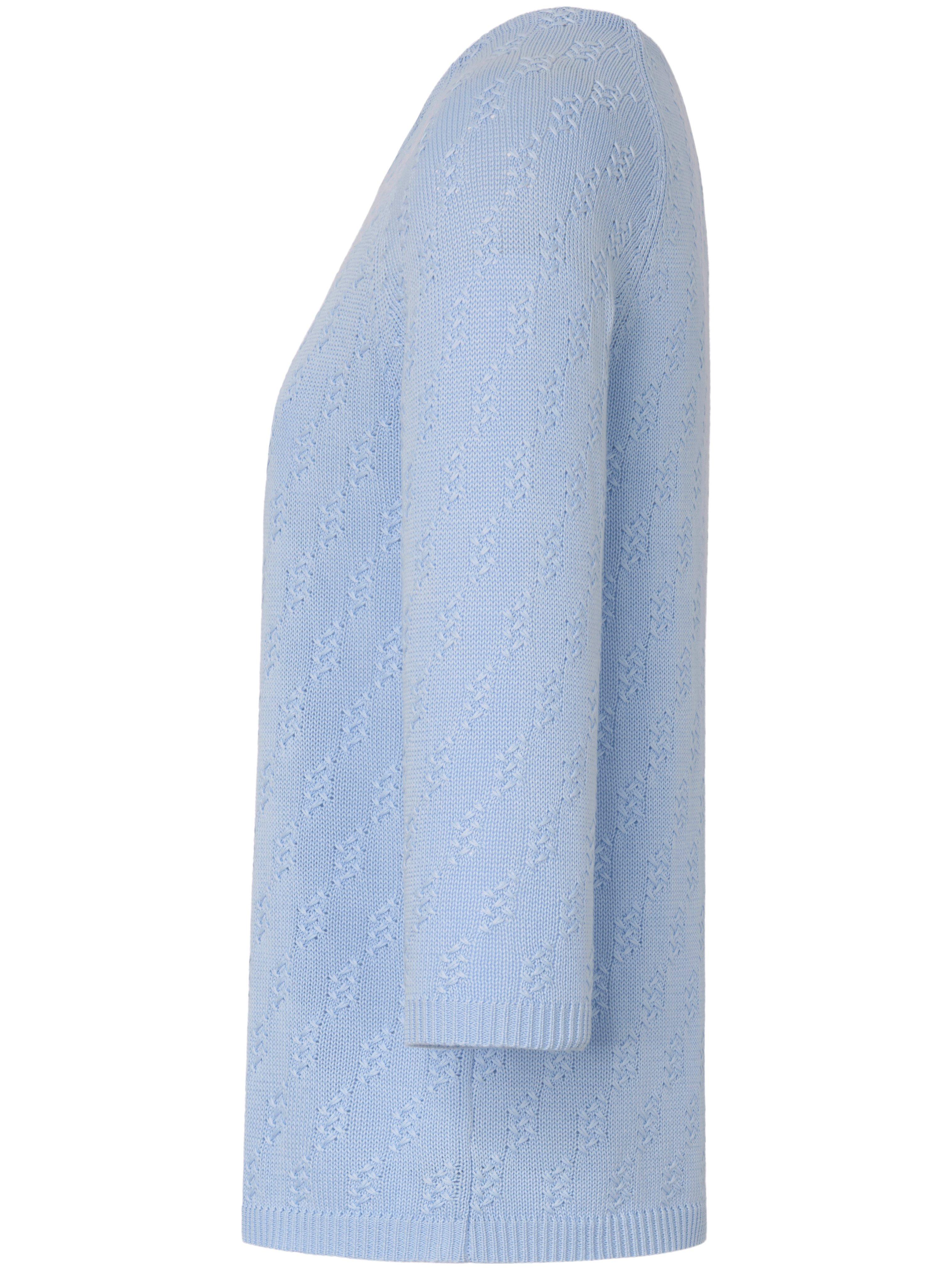 Thumbnail - Rundhals-Pullover aus 100% SUPIMA®-Baumwolle Peter Hahn blau