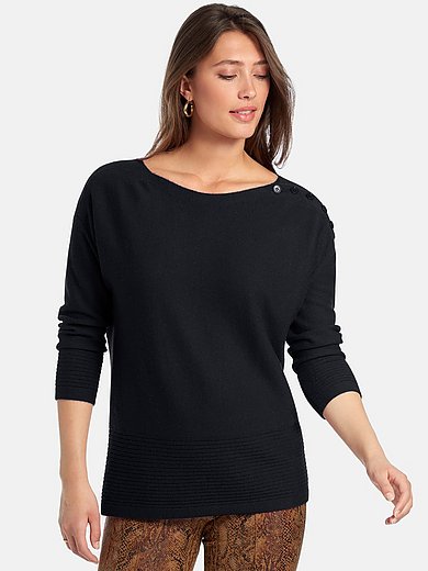 include - Jumper with 3/4-length sleeves - black