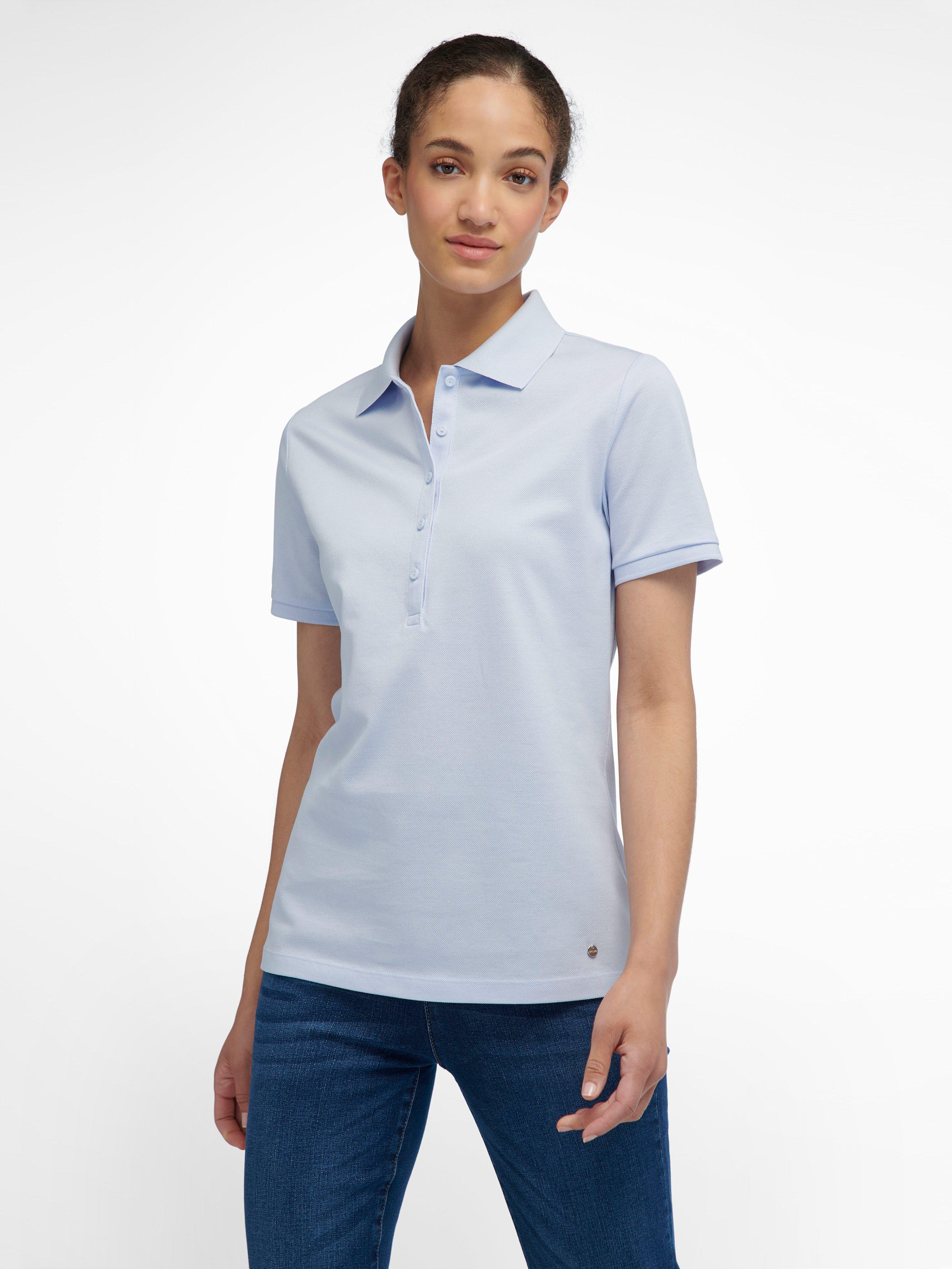 DAY.LIKE - Poloshirt van 100% katoen met lange knoopsluiting