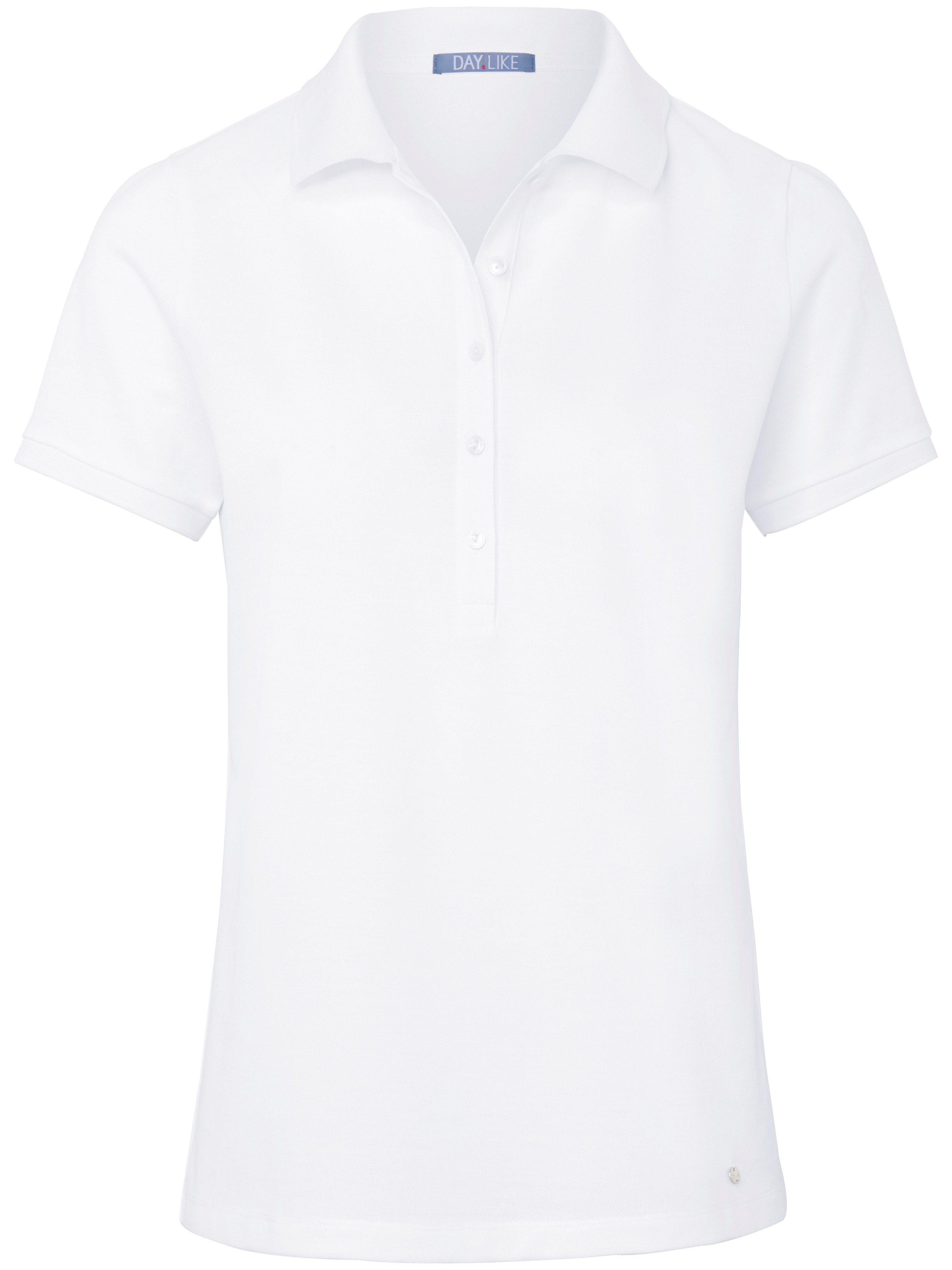 Le polo 100% coton manches courtes  DAY.LIKE blanc taille 50