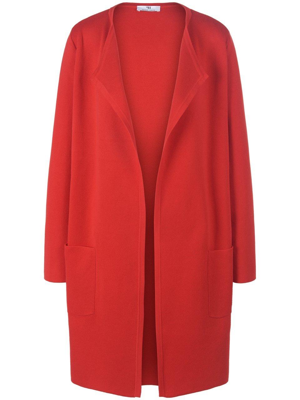 Long-Strickjacke aus 100% SUPIMA®-­Baumwolle Peter Hahn rot günstig online kaufen