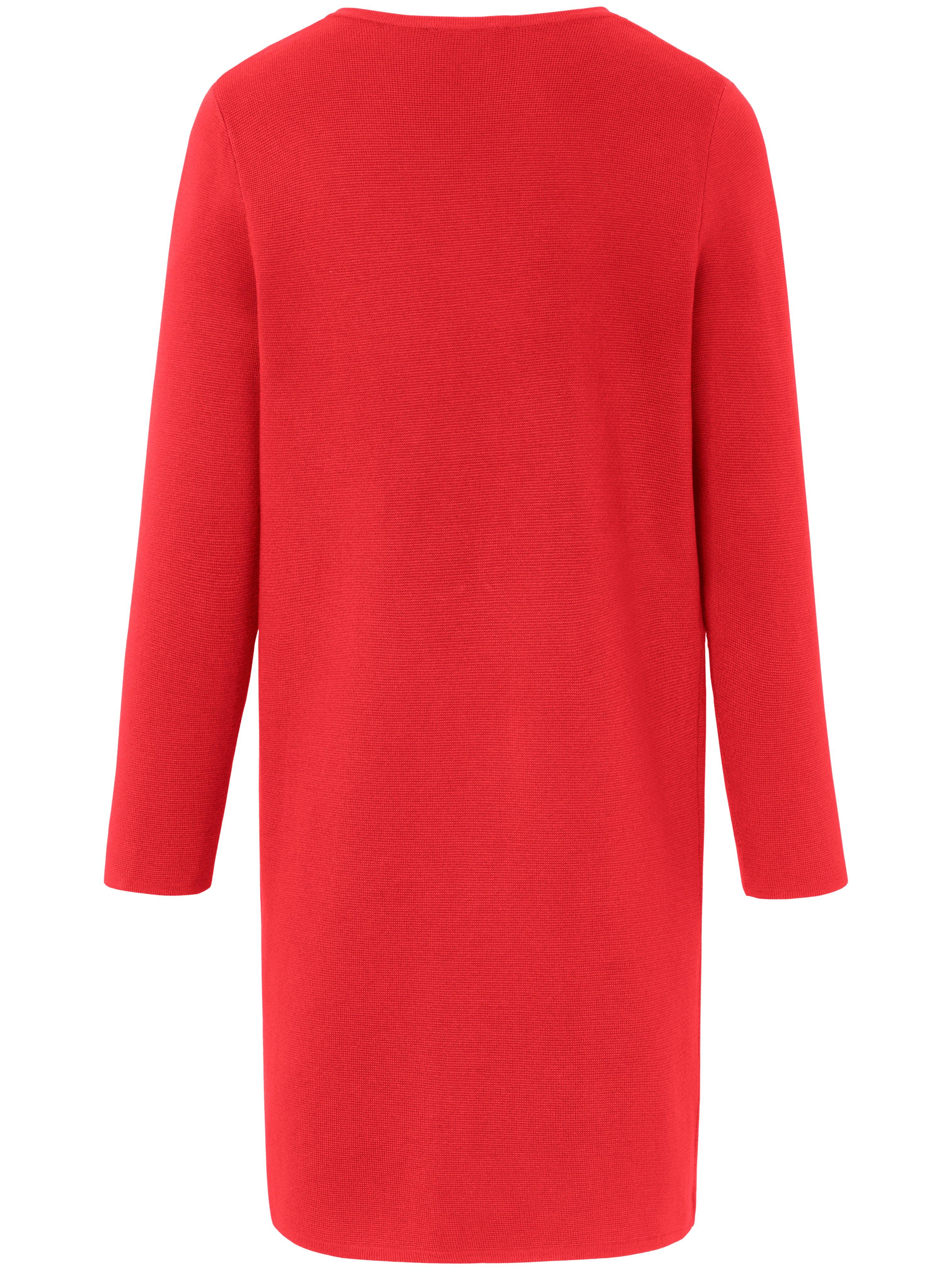 Thumbnail - Long-Strickjacke aus 100% SUPIMA®-­Baumwolle Peter Hahn rot