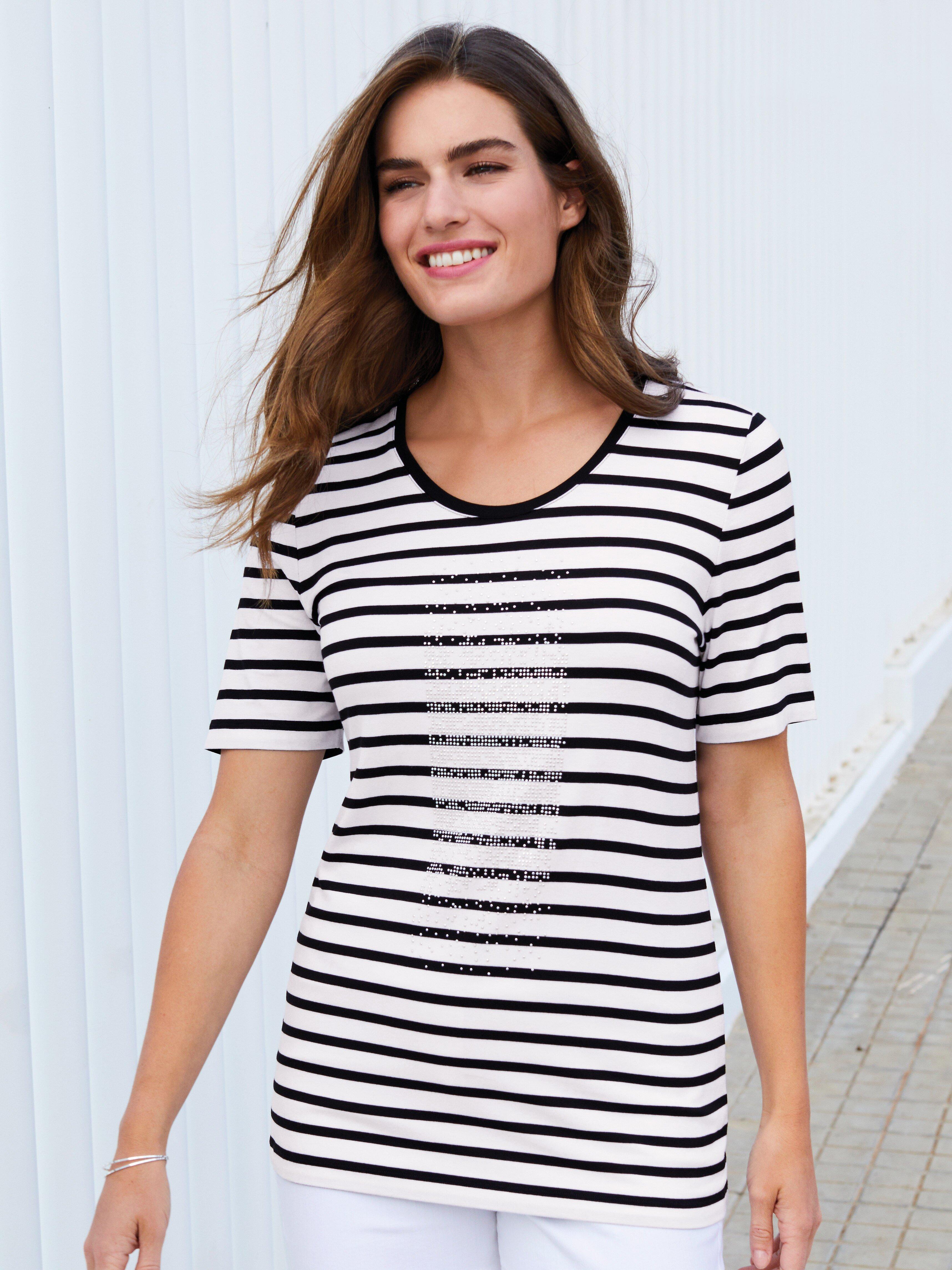 Emilia Lay - Streifen-Shirt mit Rundhals-Ausschnitt