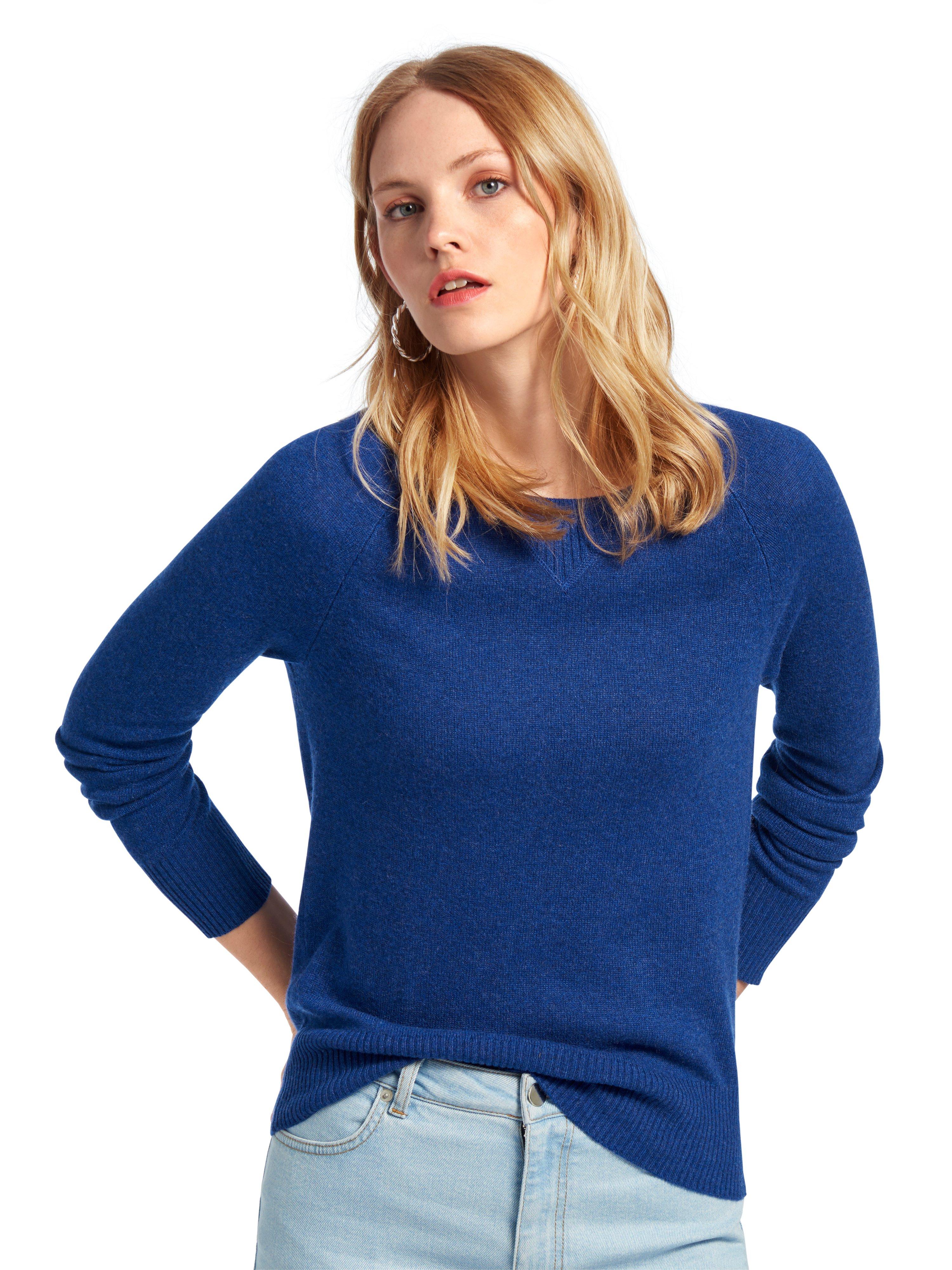 Peter Hahn Cashmere - Rundhals-Pullover aus 100% Premium-Kaschmir