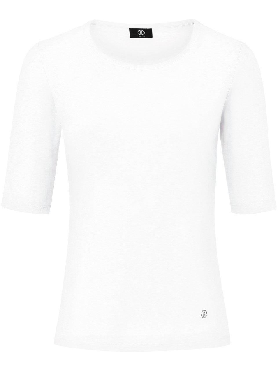 Shirt ronde hals model Velvet Van Bogner wit