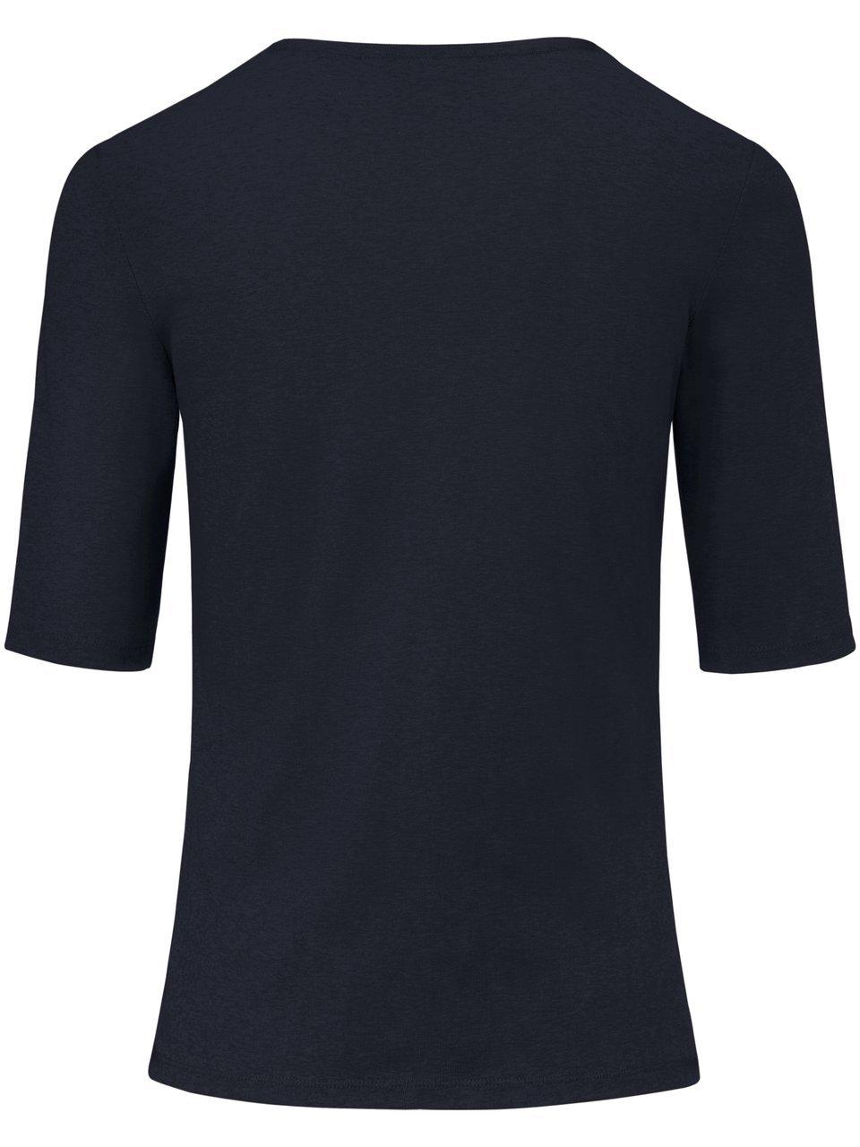 Thumbnail - Rundhals-Shirt Modell Velvet Bogner blau