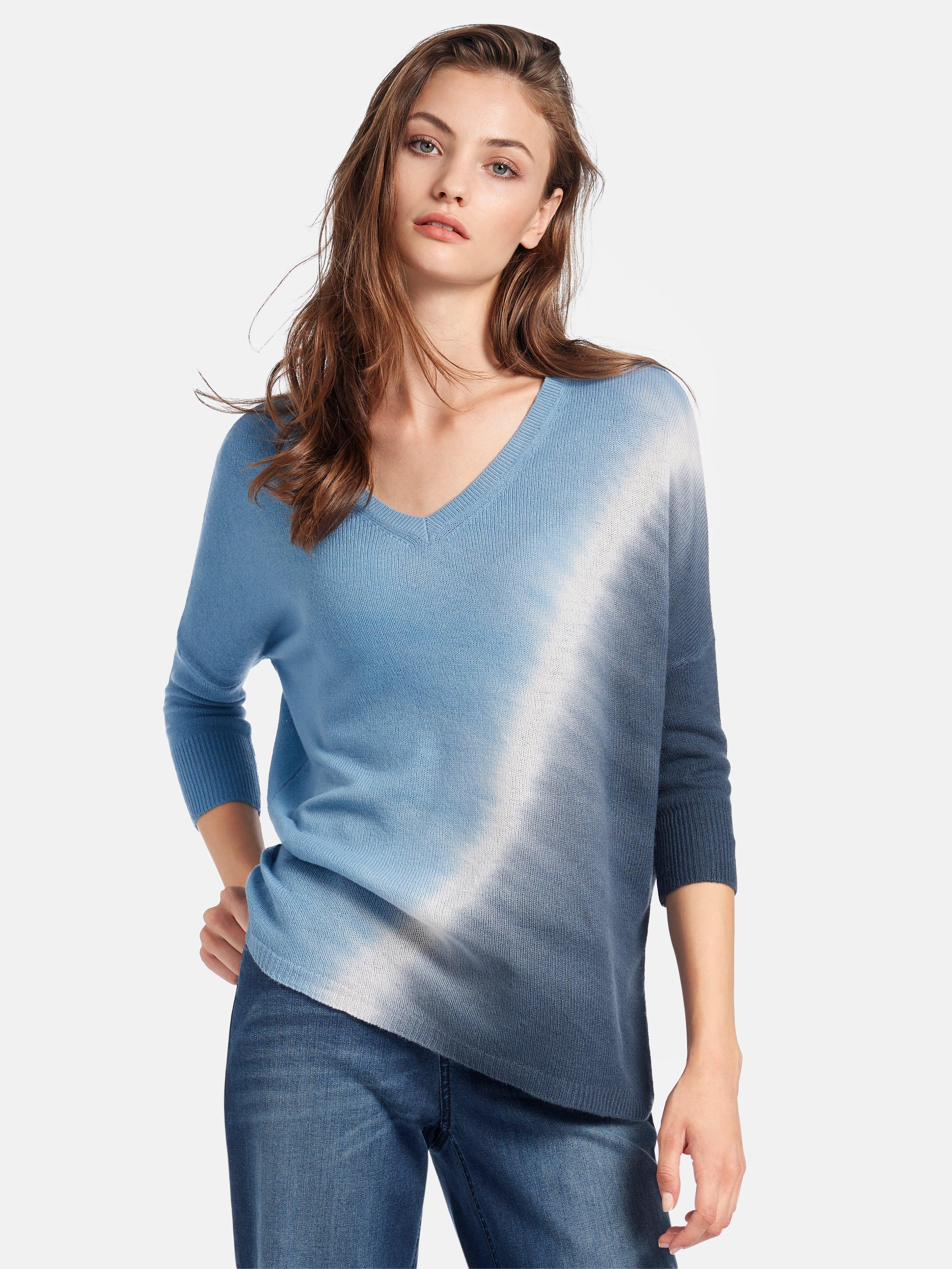 include - Trui van 100% kasjmier met 3/4-­mouwen