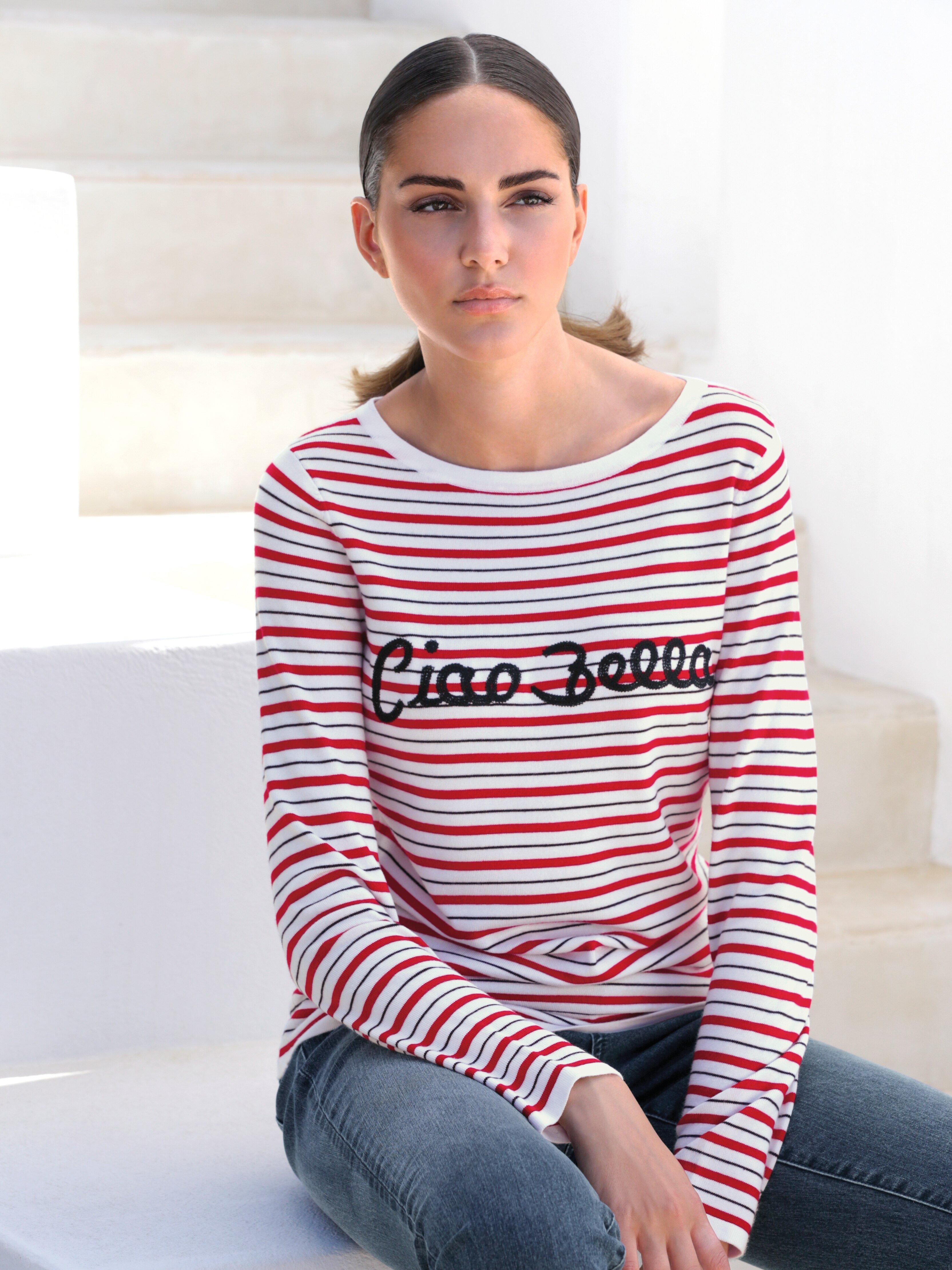 MYBC - Pullover mit U-Boot-­Ausschnitt