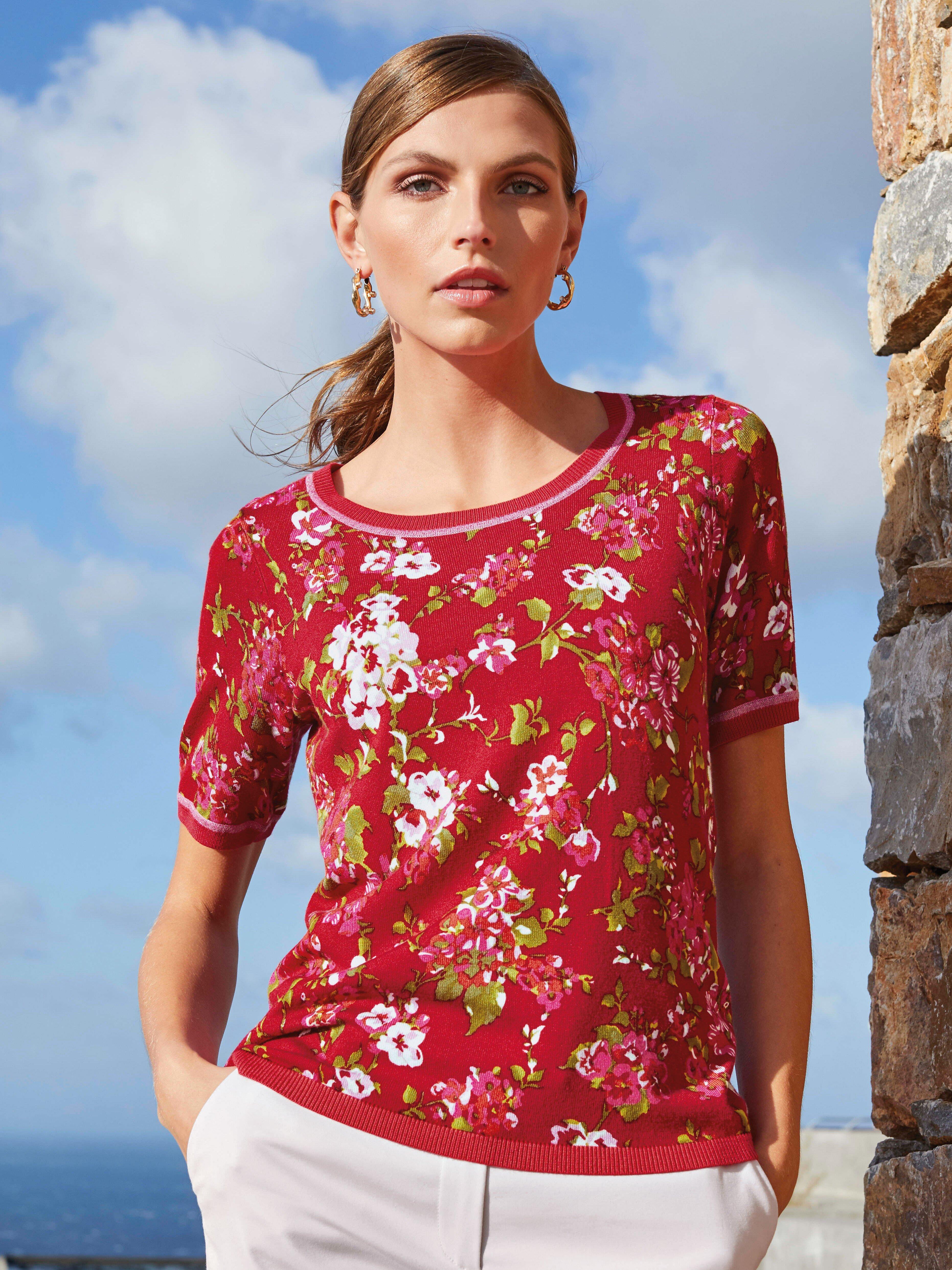 Uta Raasch - Rundhals-Pullover mit ­1/2-Arm