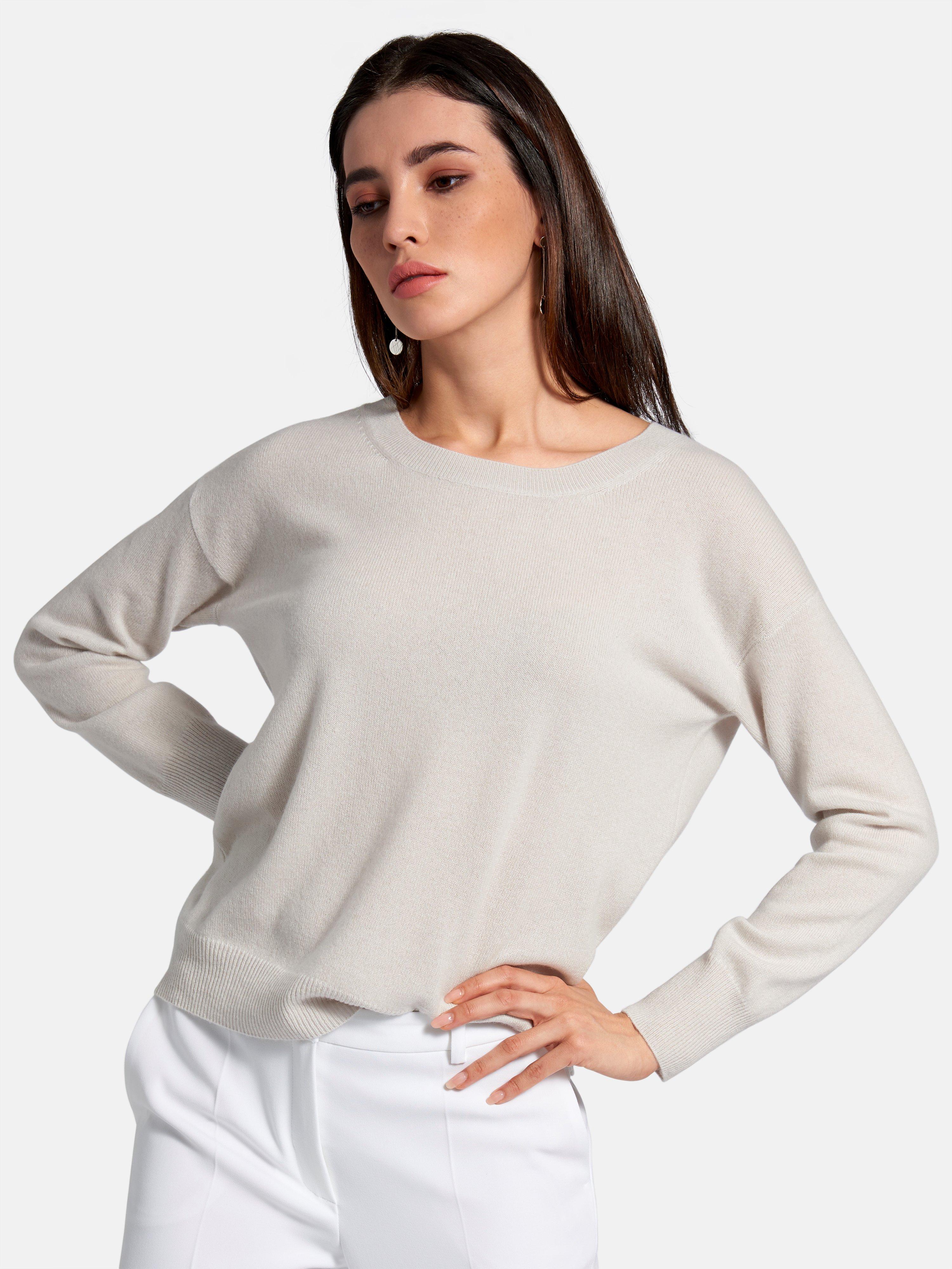 Peter Hahn Cashmere - Rundhals-Pullover