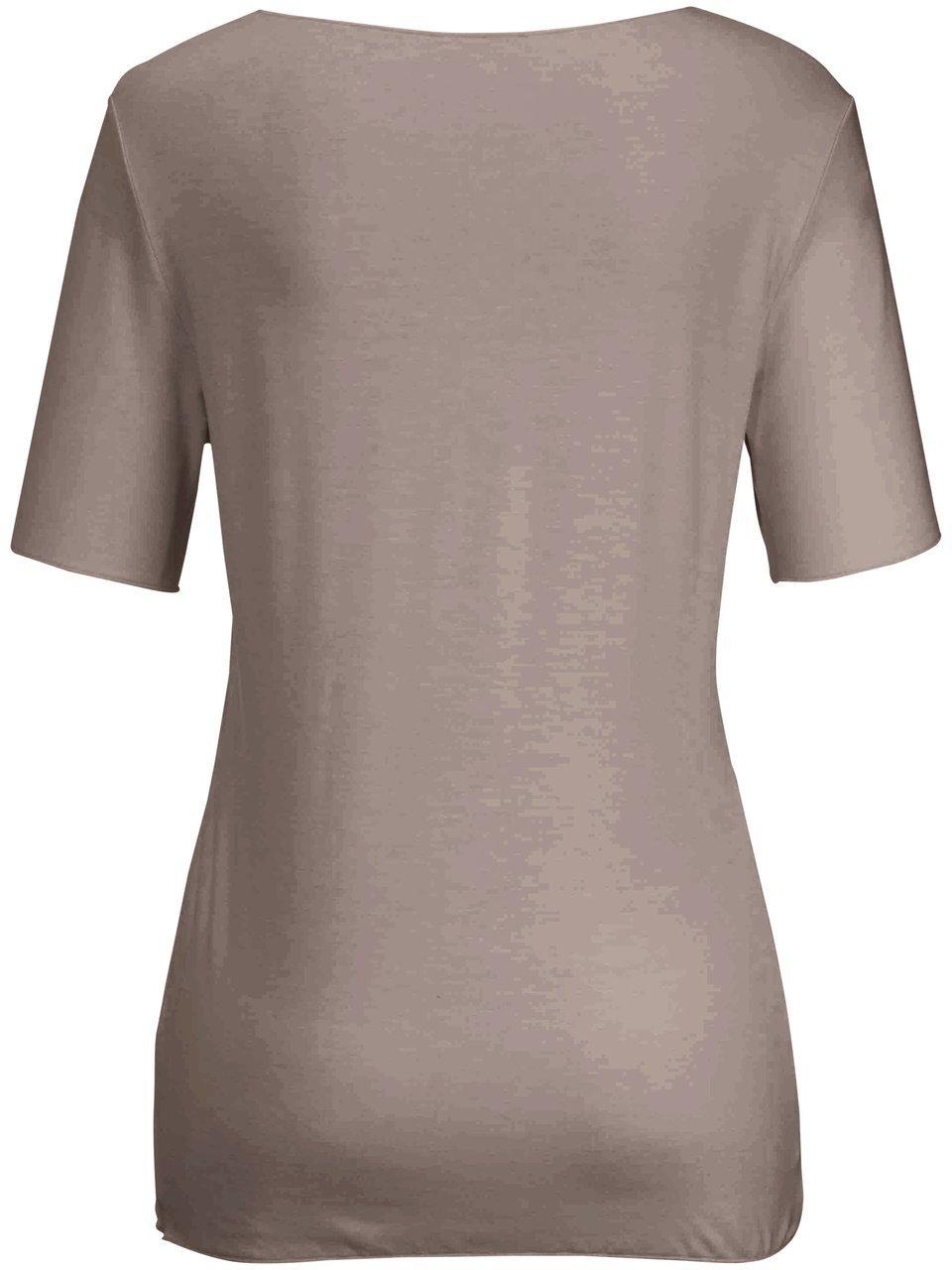 Thumbnail - Rundhals-Shirt langem 1/2-Arm Peter Hahn beige