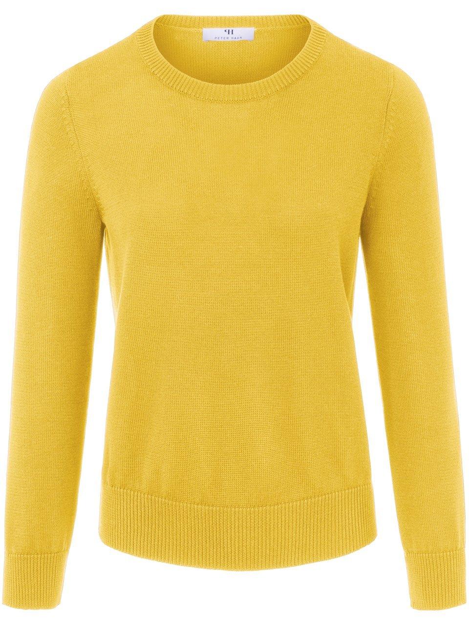 Rundhals-Pullover aus 100% SUPIMA®-­Baumwolle Peter Hahn orange günstig online kaufen