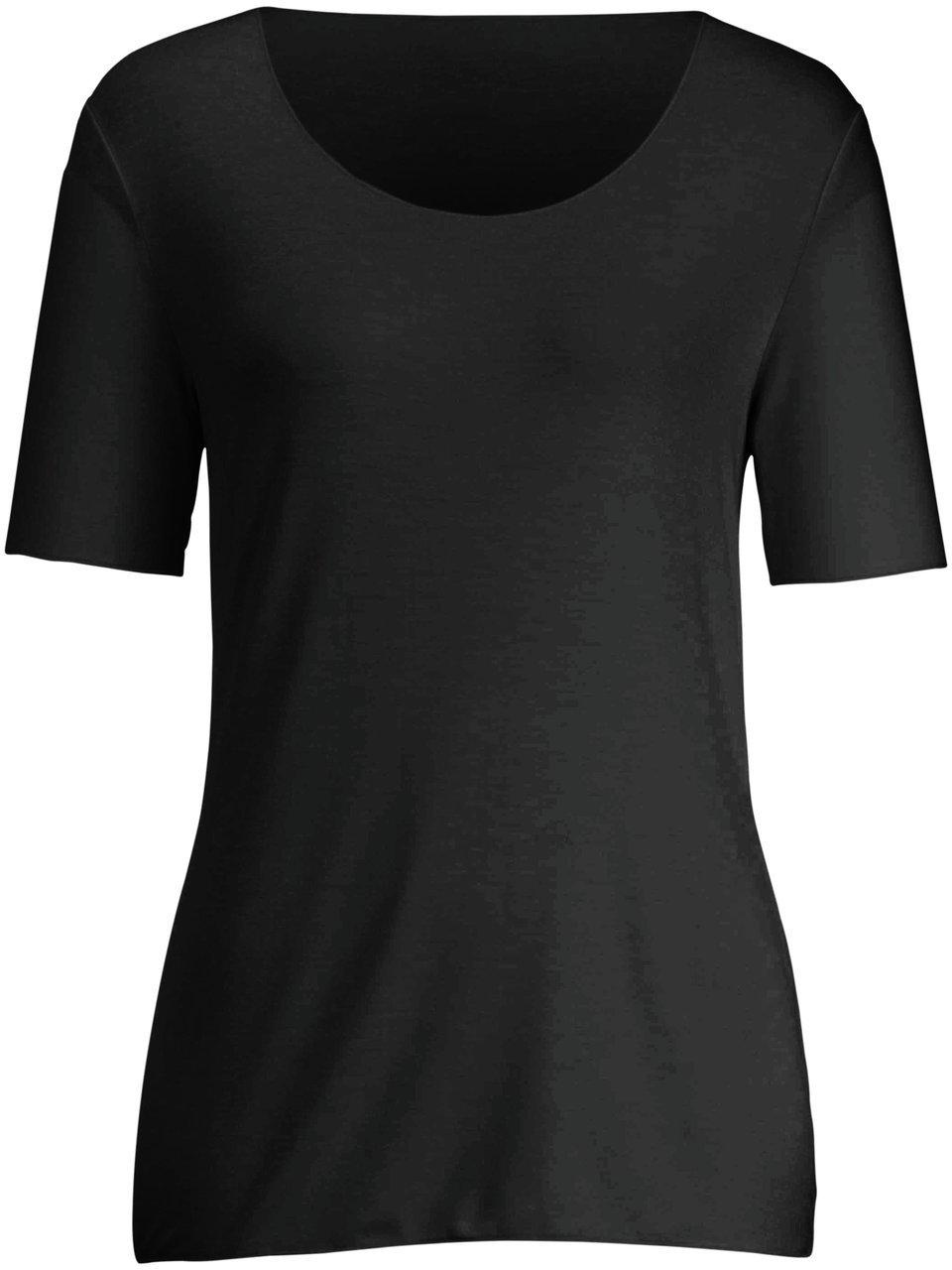 Thumbnail - Peter Hahn - Rundhals-Shirt mit langem 1/2-Arm, schwarz, Gr. 42 / M