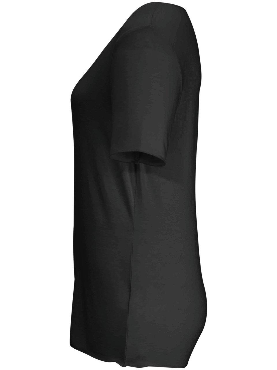 Thumbnail - Rundhals-Shirt langem 1/2-Arm Peter Hahn schwarz